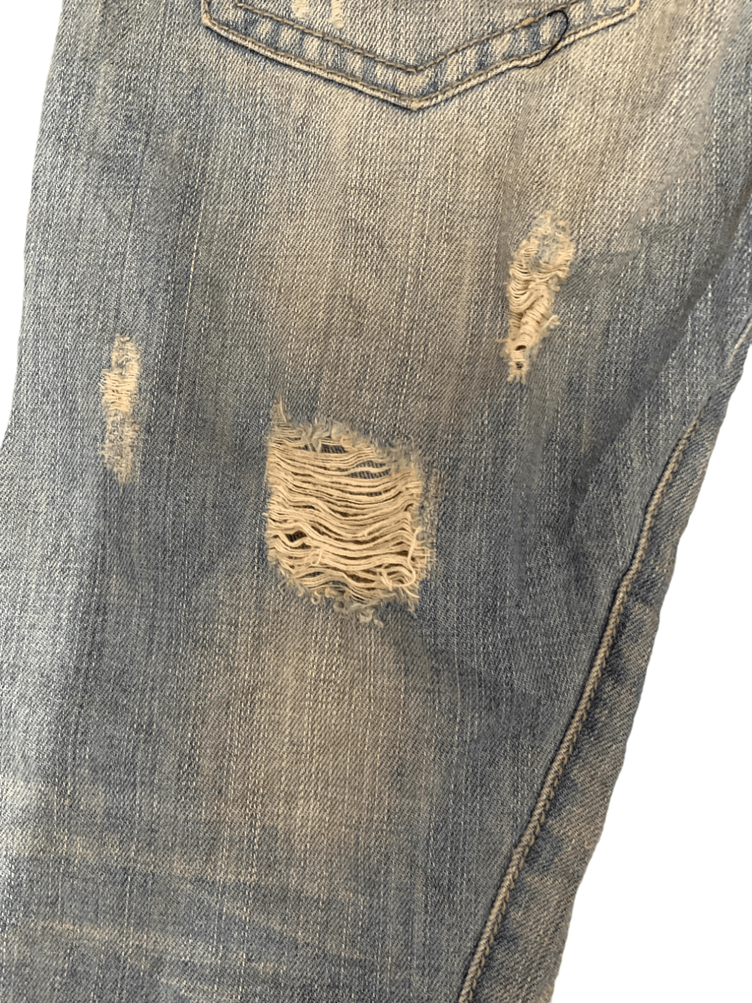 Japanese Brand Vintage Japanese Brand Faded Mud Wash Distressed Jean Shorts Size US 29 - 11 Thumbnail