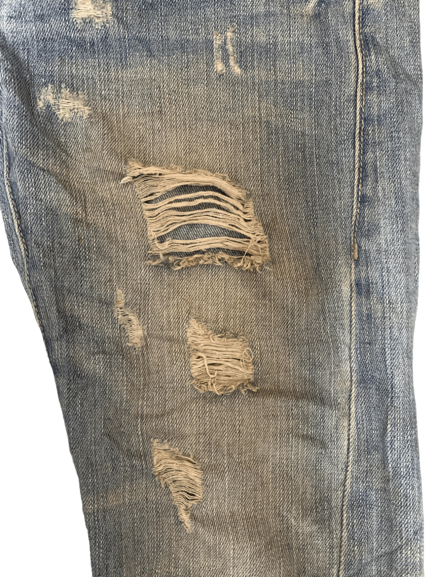Japanese Brand Vintage Japanese Brand Faded Mud Wash Distressed Jean Shorts Size US 29 - 9 Thumbnail