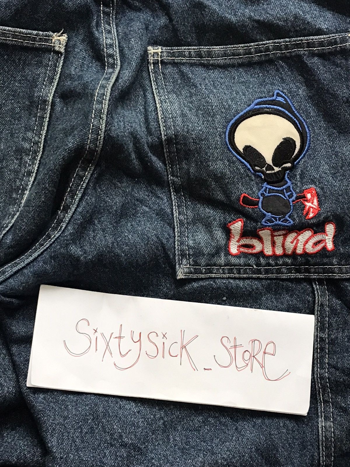 Vintage Vintage Blind Skateboard Jeans Size US 32 / EU 48 - 14 Thumbnail