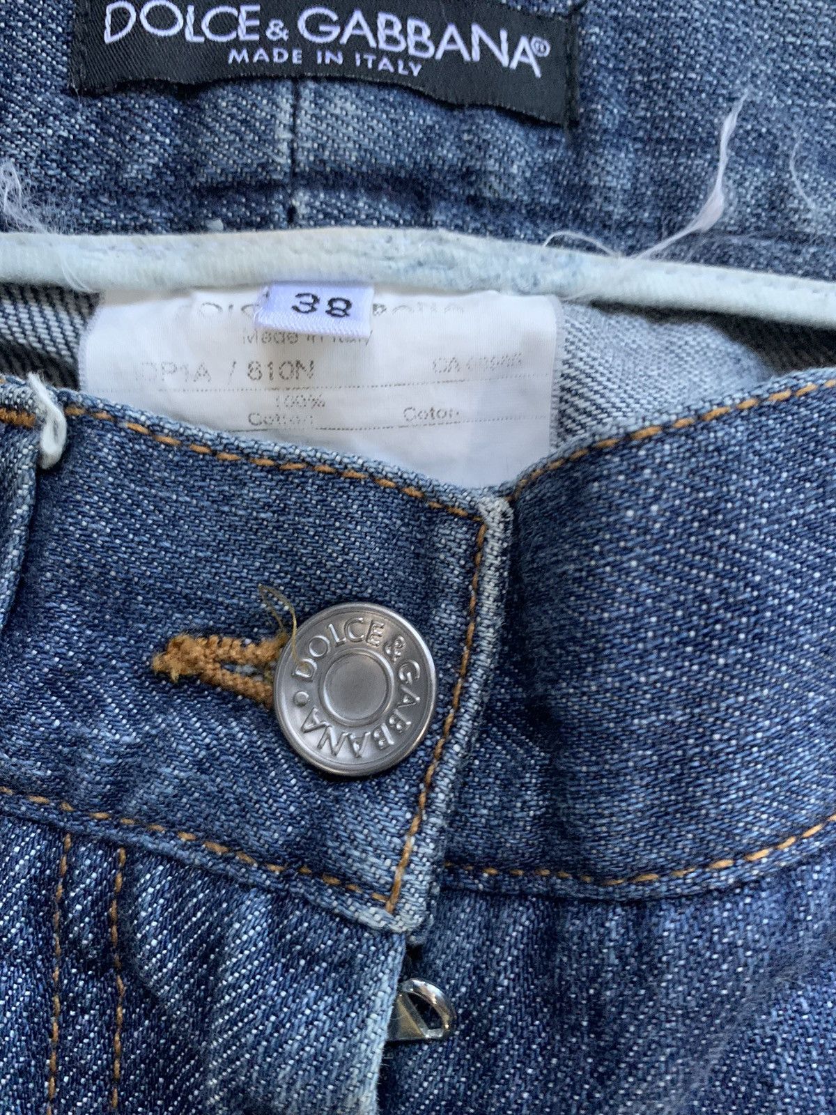 Dolce & Gabbana 🔥VERY RARE🔥 Dolce gabbana Spellout Side Tape Jeans Denim Size 30" / US 8 / IT 44 - 6 Thumbnail