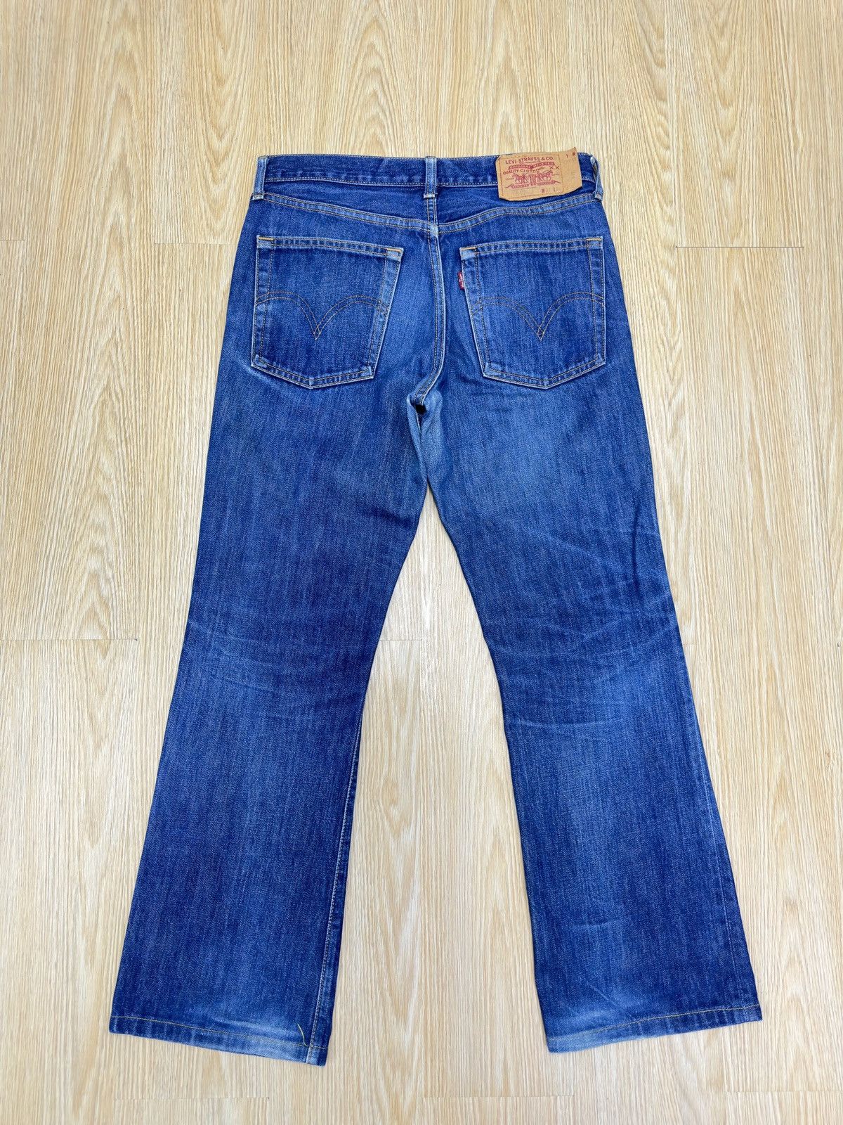 Levi's × Levi's Vintage Clothing × Vintage Vintage Levis 517 Flare Japan Denim JJ67 Size US 31 - 2 Thumbnail