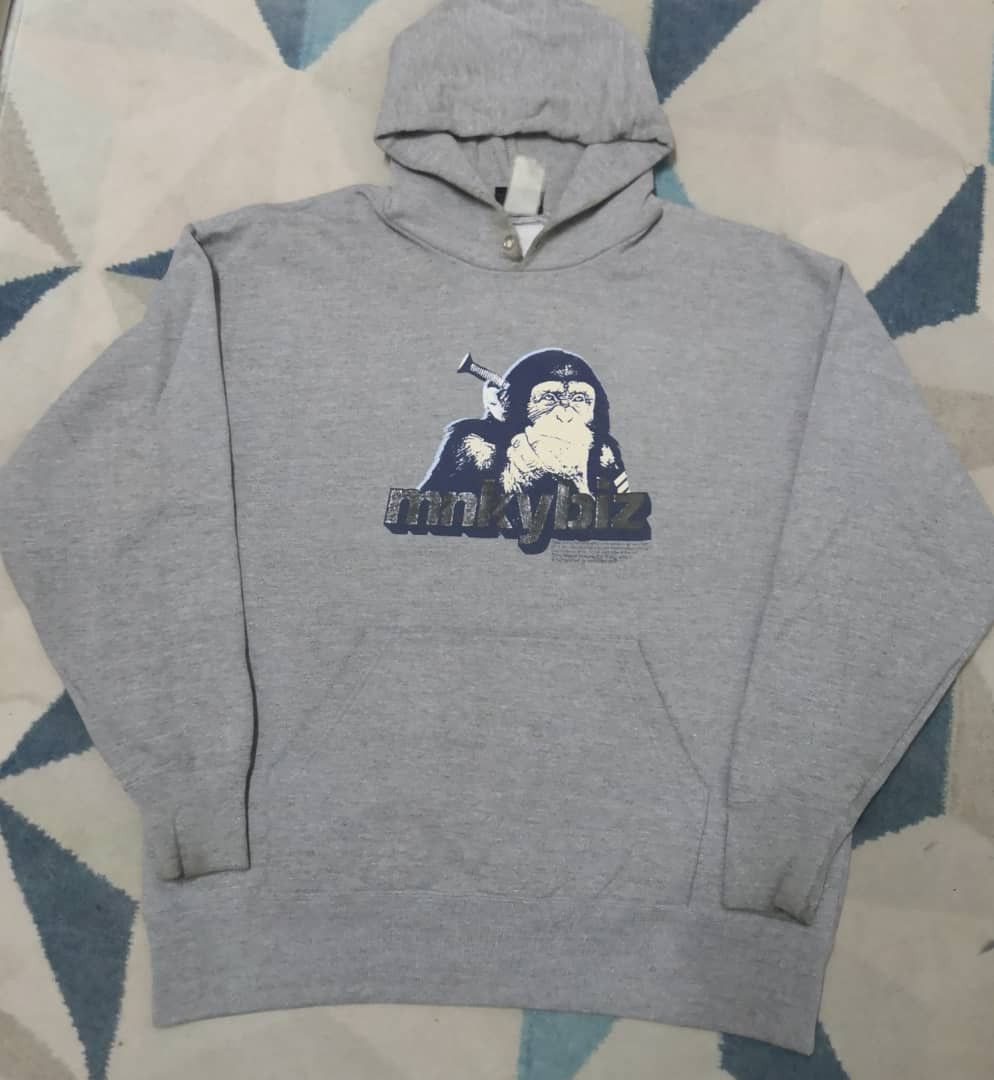 Japanese Brand Monkey Business Hoodie Size US XL / EU 56 / 4 - 1 Thumbnail