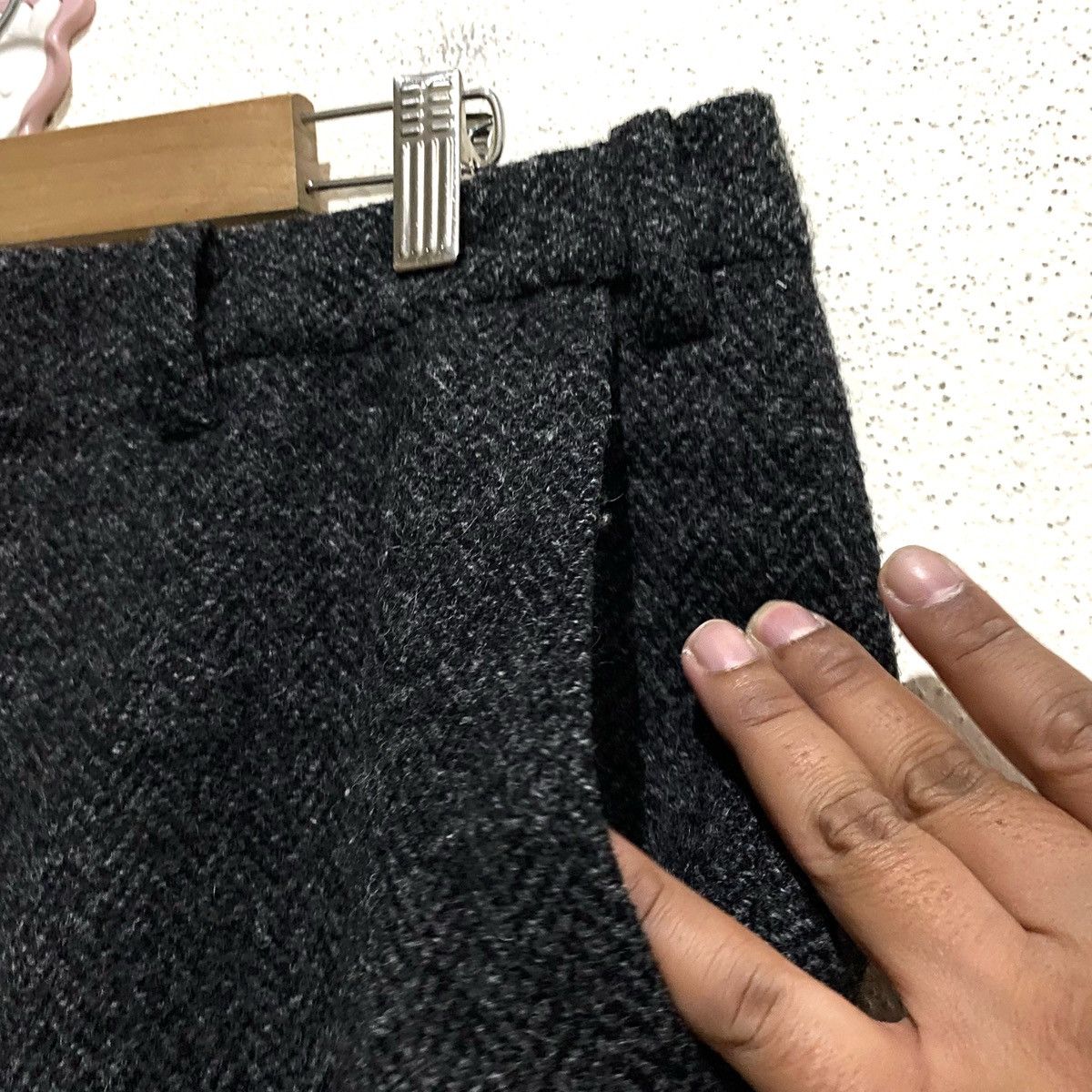 Harris Tweed Vintage Journal Standard TRISECT Wool Herringbone Pants Size US 33 - 4 Thumbnail