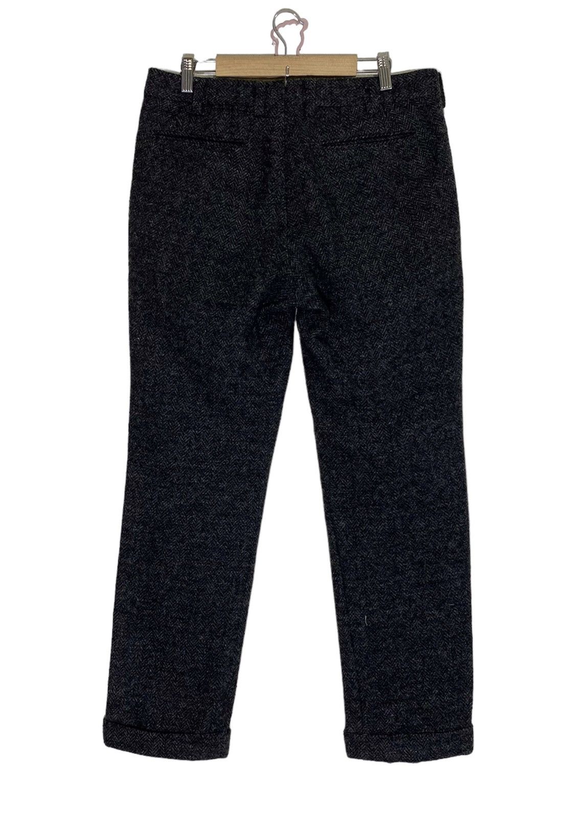 Harris Tweed Vintage Journal Standard TRISECT Wool Herringbone Pants Size US 33 - 5 Thumbnail
