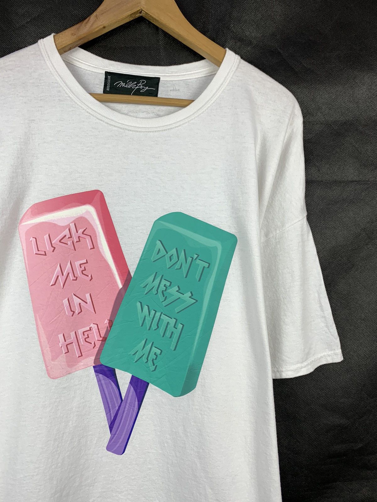 20471120 Rare! Milkboy Ice Cream Japanese Brand Sample Tee Size US XXL / EU 58 / 5 - 3 Thumbnail