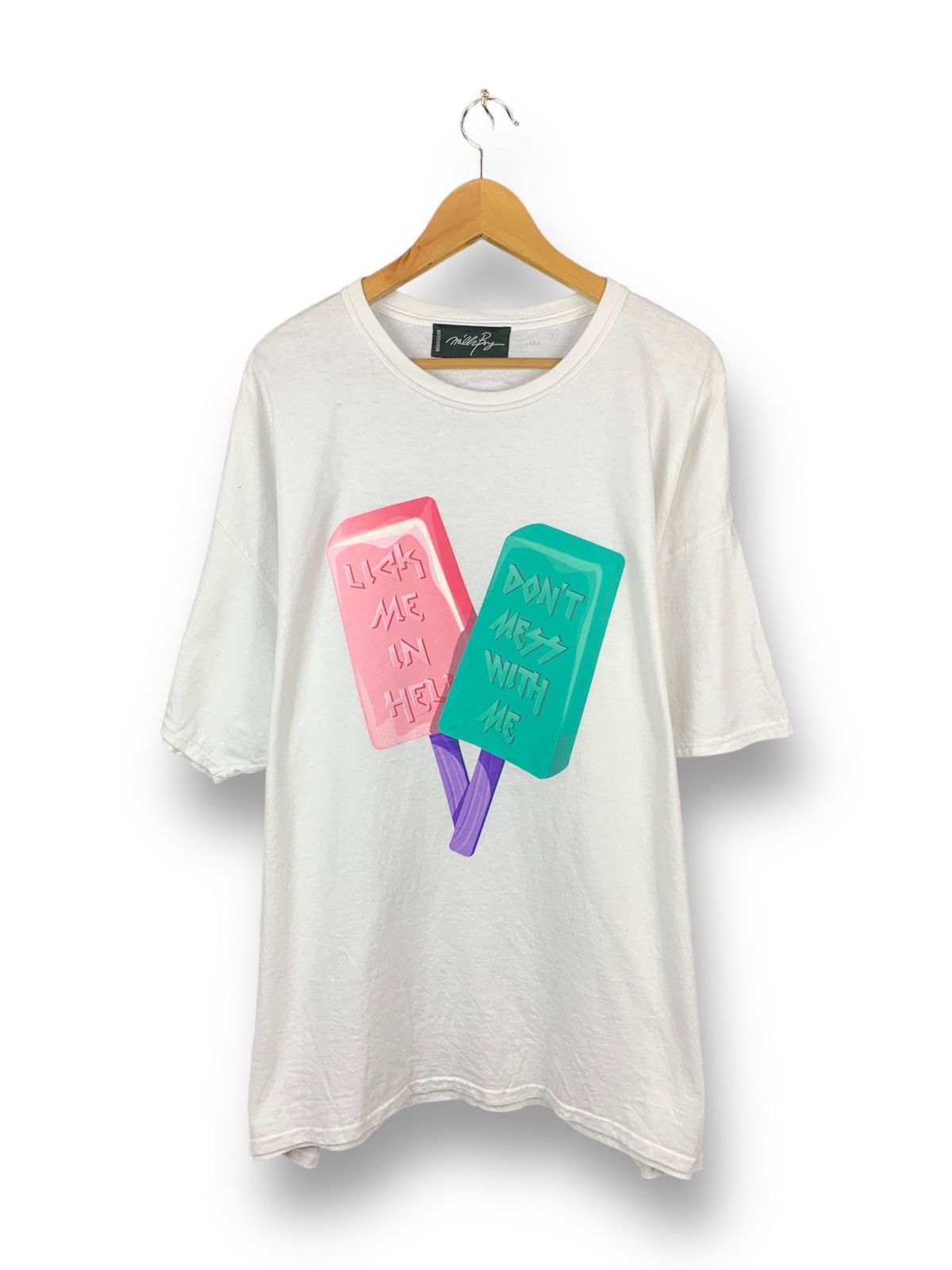 20471120 Rare! Milkboy Ice Cream Japanese Brand Sample Tee Size US XXL / EU 58 / 5 - 1 Thumbnail