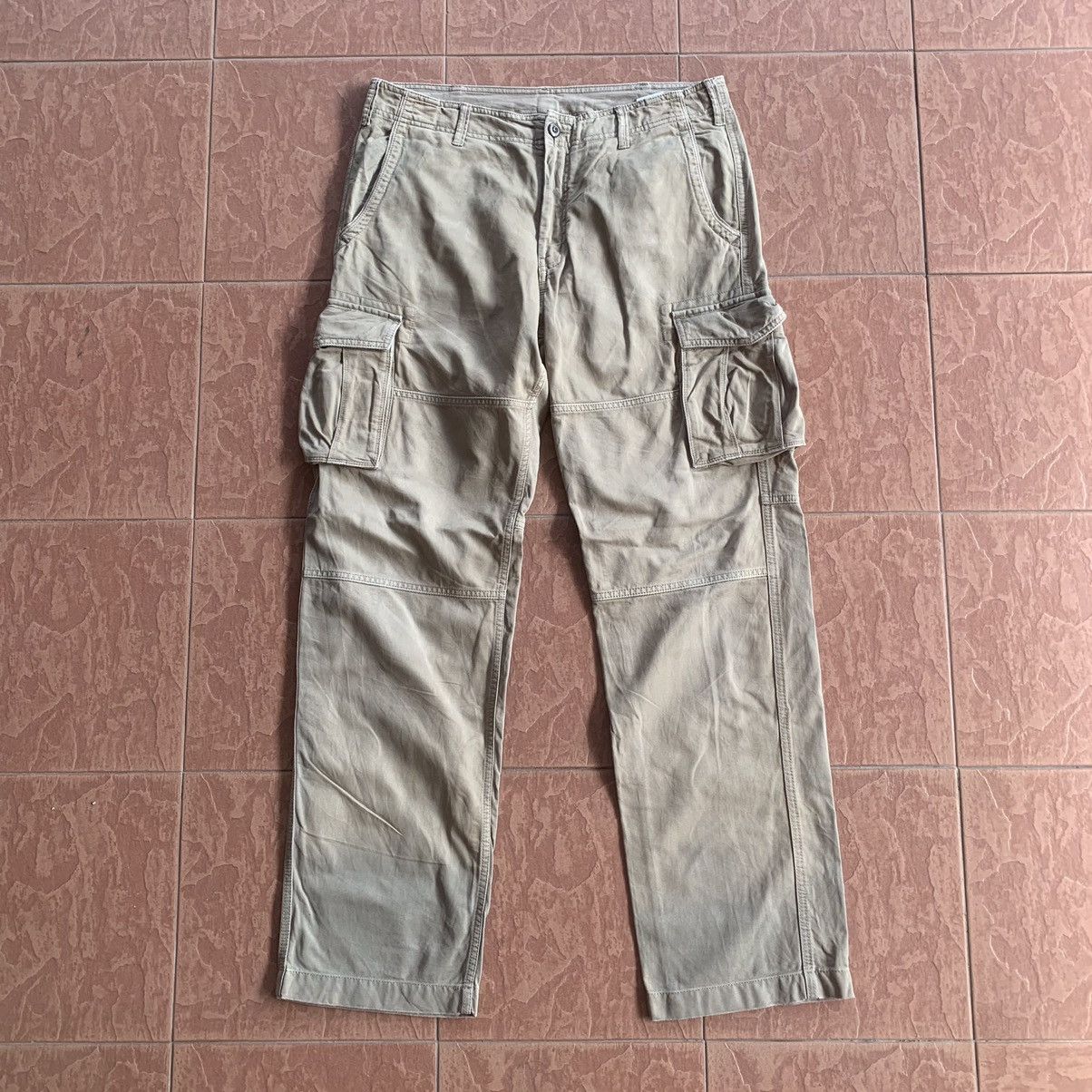 Japanese Brand JAPANESE VINTAGE 34x33 TROUSERS UTILITY HUNTER FADED CARGO Size US 34 / EU 50 - 1 Thumbnail
