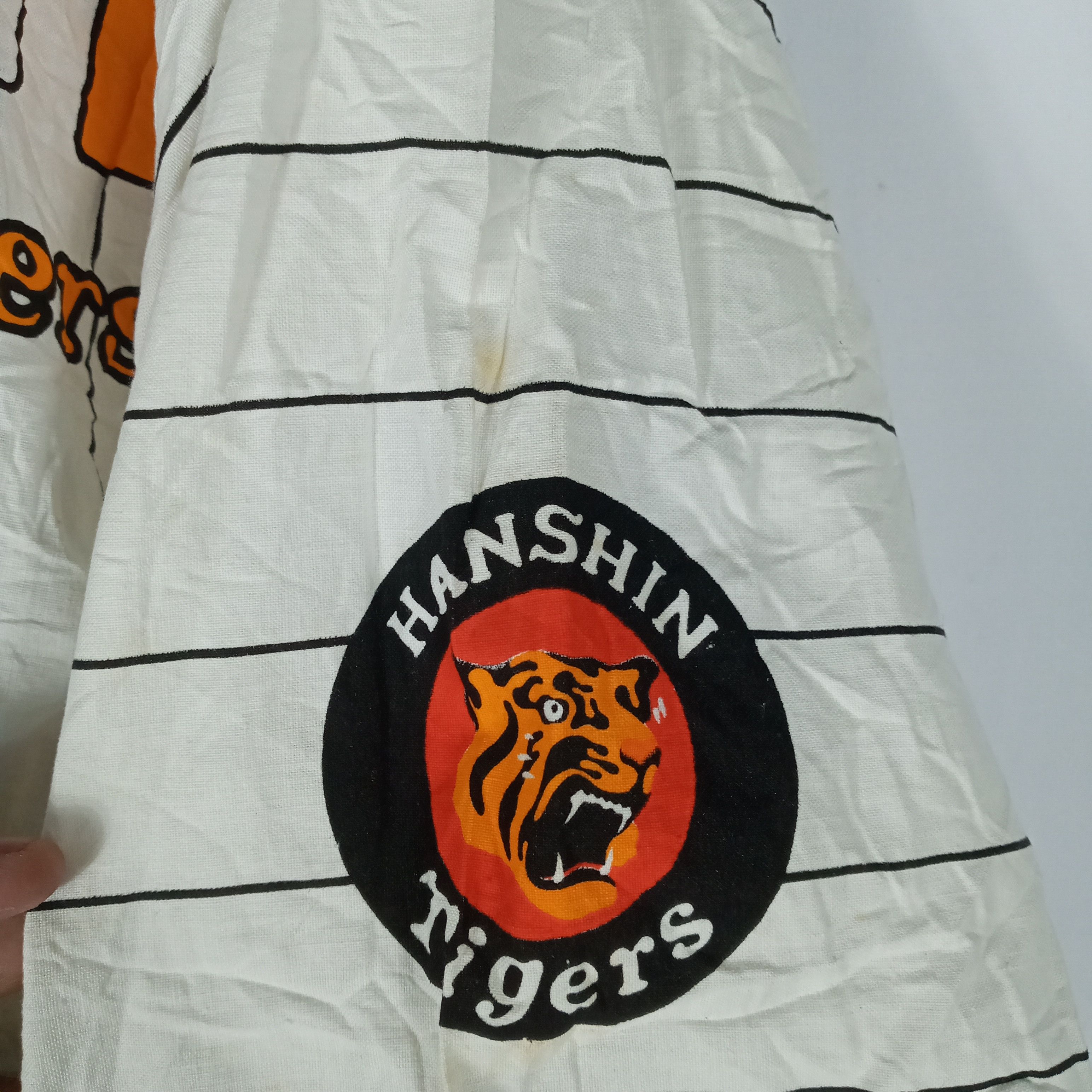 Japanese Brand Vintage 1985 Japanese Baseball Hansin Tiger Team Kimono Size US M / EU 48-50 / 2 - 14 Thumbnail