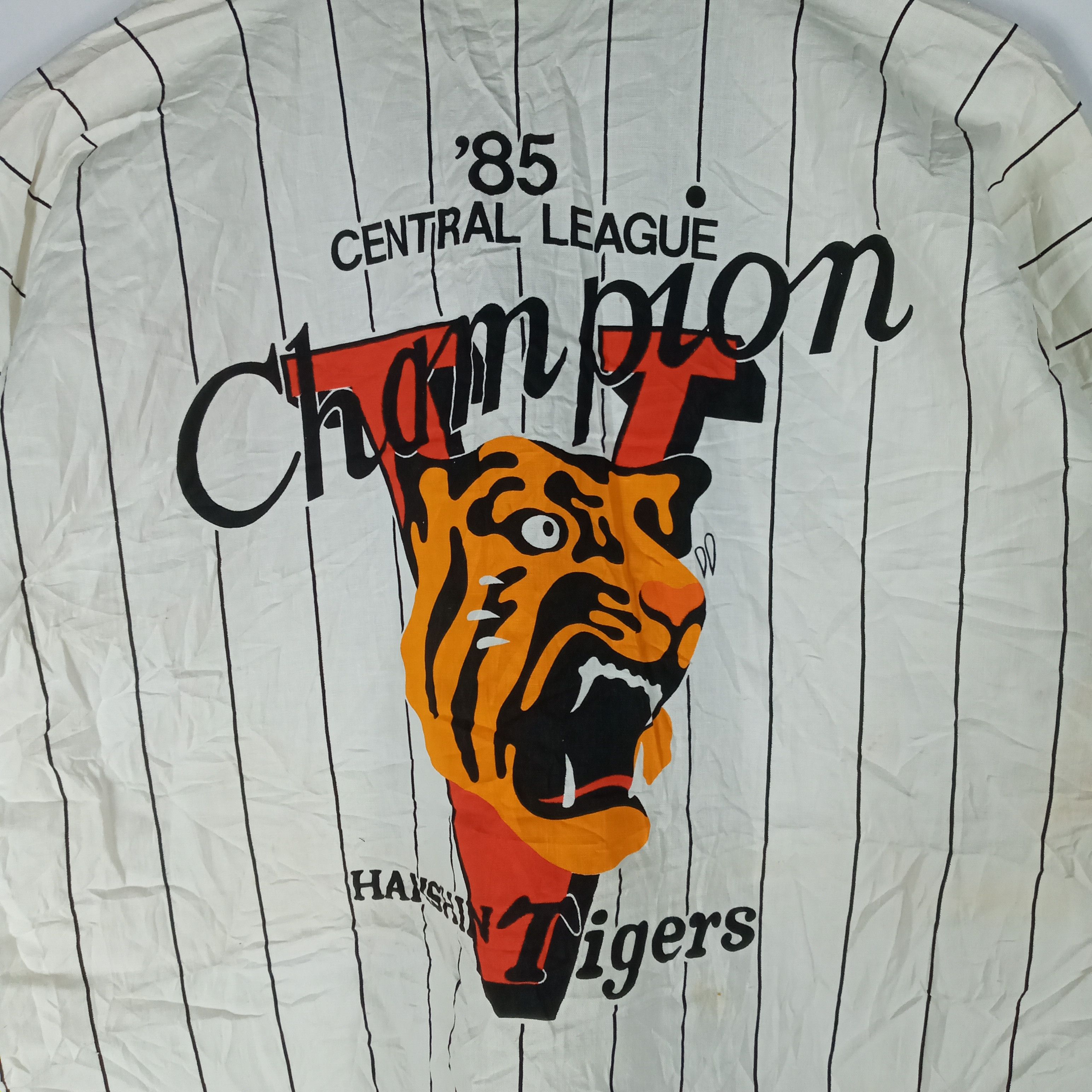 Japanese Brand Vintage 1985 Japanese Baseball Hansin Tiger Team Kimono Size US M / EU 48-50 / 2 - 10 Thumbnail