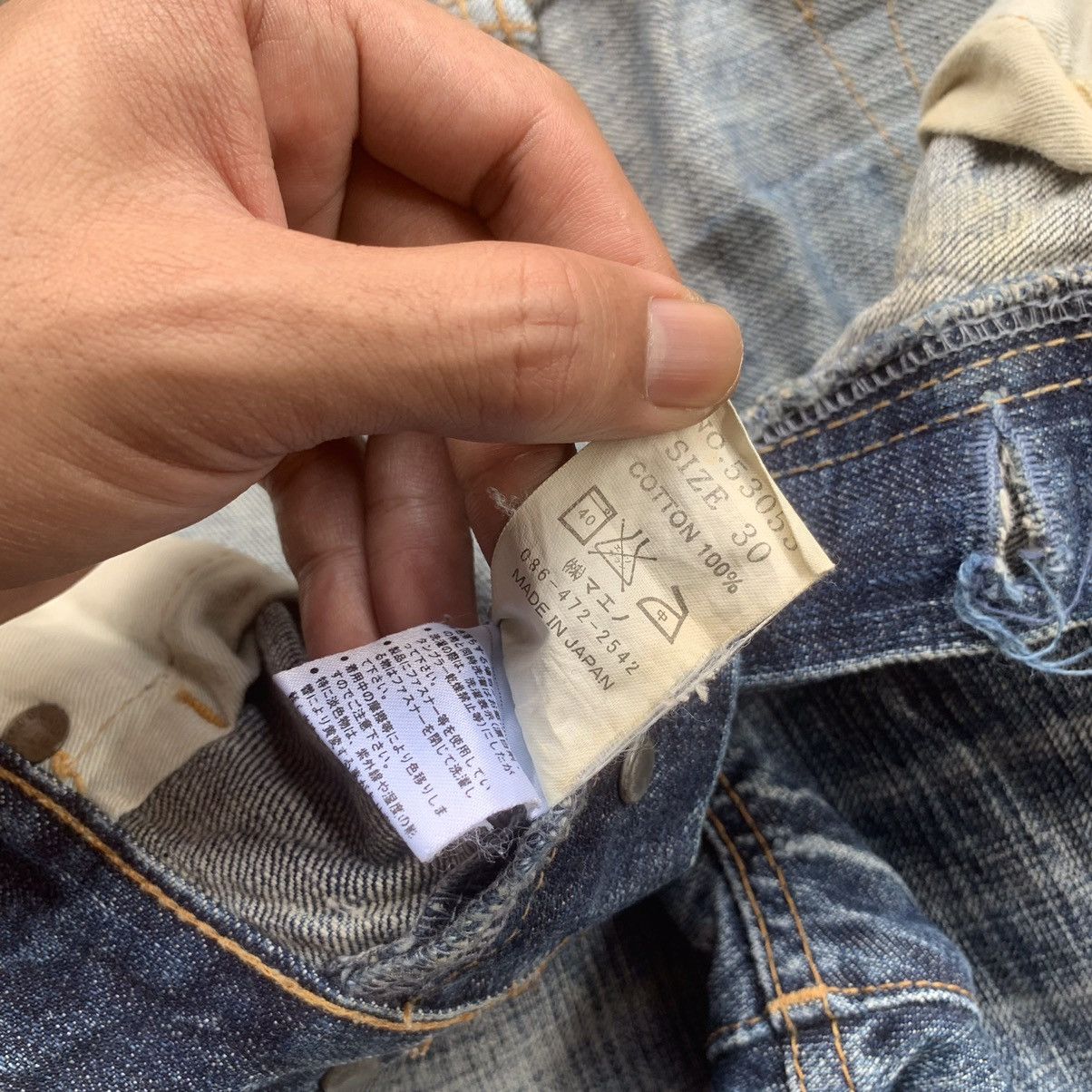 Eternal × Japanese Brand × Vintage 💥 STEALS💥VINTAGE ETERNAL JEANS 30x31 RUGGED DENIM TROUSERS Size US 30 / EU 46 - 9 Thumbnail