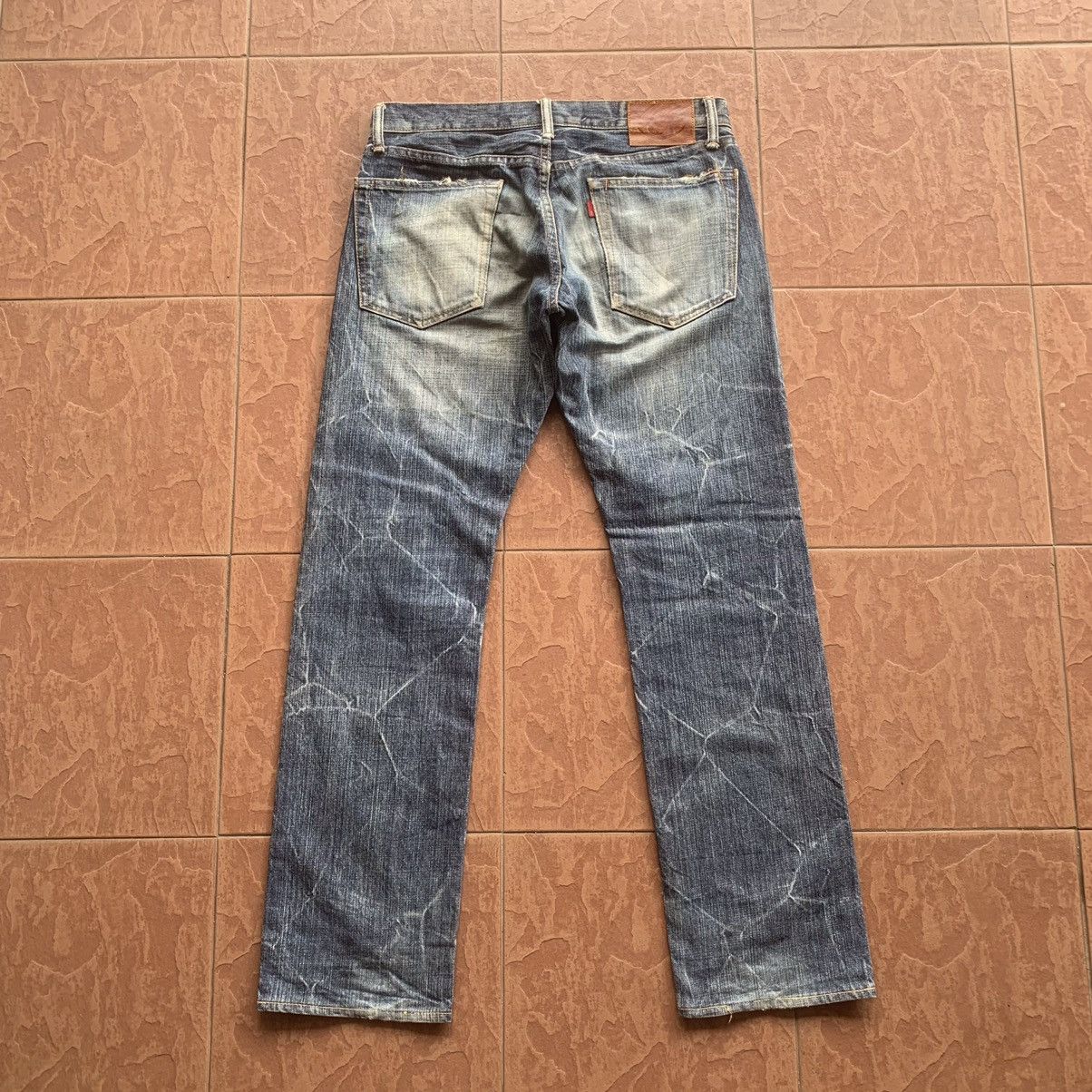 Eternal × Japanese Brand × Vintage 💥 STEALS💥VINTAGE ETERNAL JEANS 30x31 RUGGED DENIM TROUSERS Size US 30 / EU 46 - 10 Thumbnail