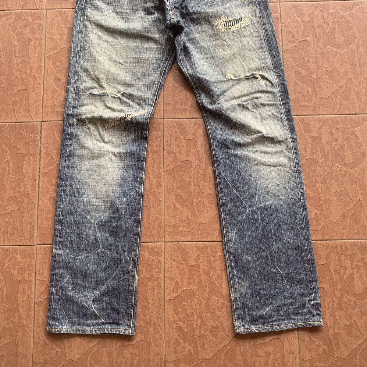 Eternal × Japanese Brand × Vintage 💥 STEALS💥VINTAGE ETERNAL JEANS 30x31 RUGGED DENIM TROUSERS Size US 30 / EU 46 - 3 Thumbnail