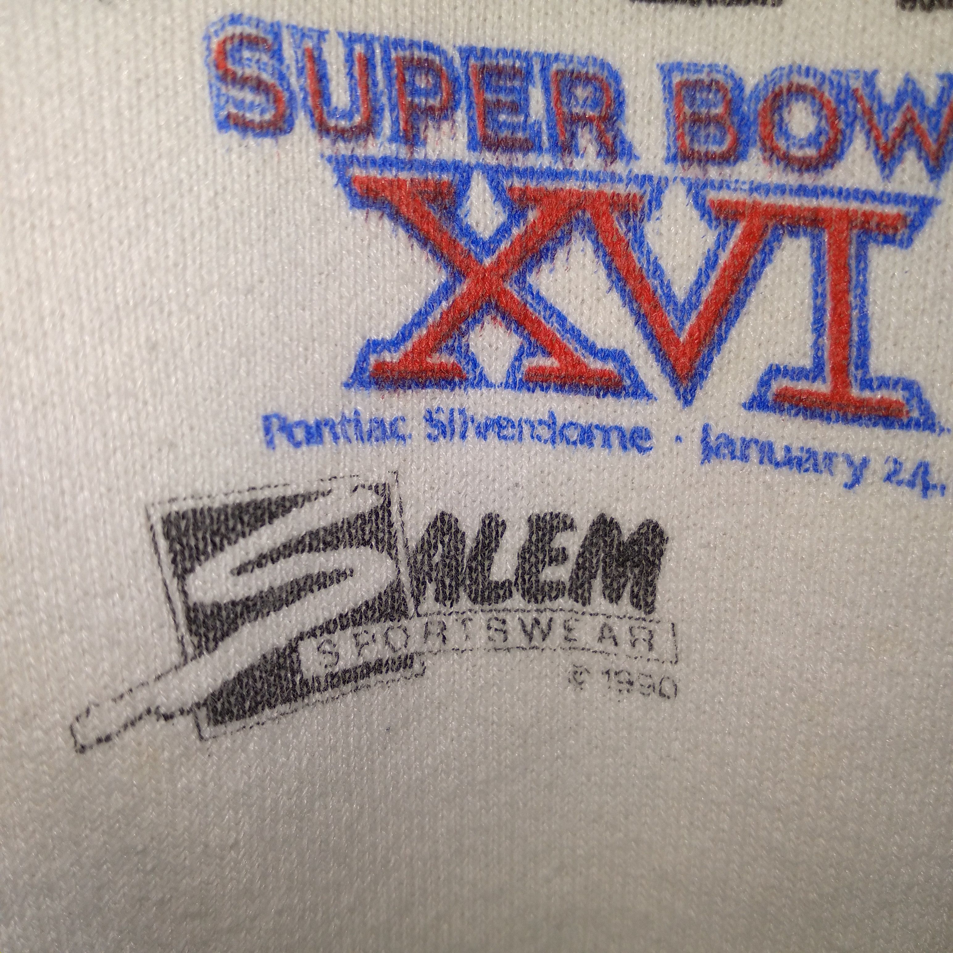 NFL × Salem Sportswear × Vintage Vintage 1990 Joe Montana NFL Super Bowl By Salem Sportswear Size US M / EU 48-50 / 2 - 6 Thumbnail