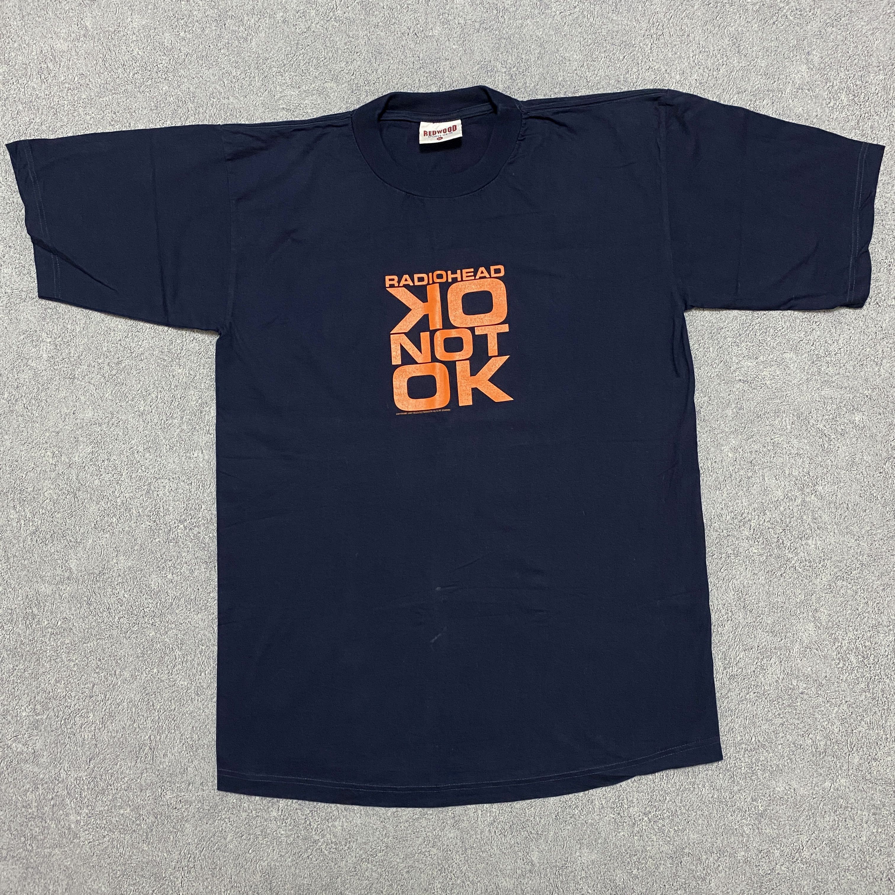 Band Tees Vintage Radiohead OK Computer T Shirt Size US XL / EU 56 / 4 - 3 Thumbnail