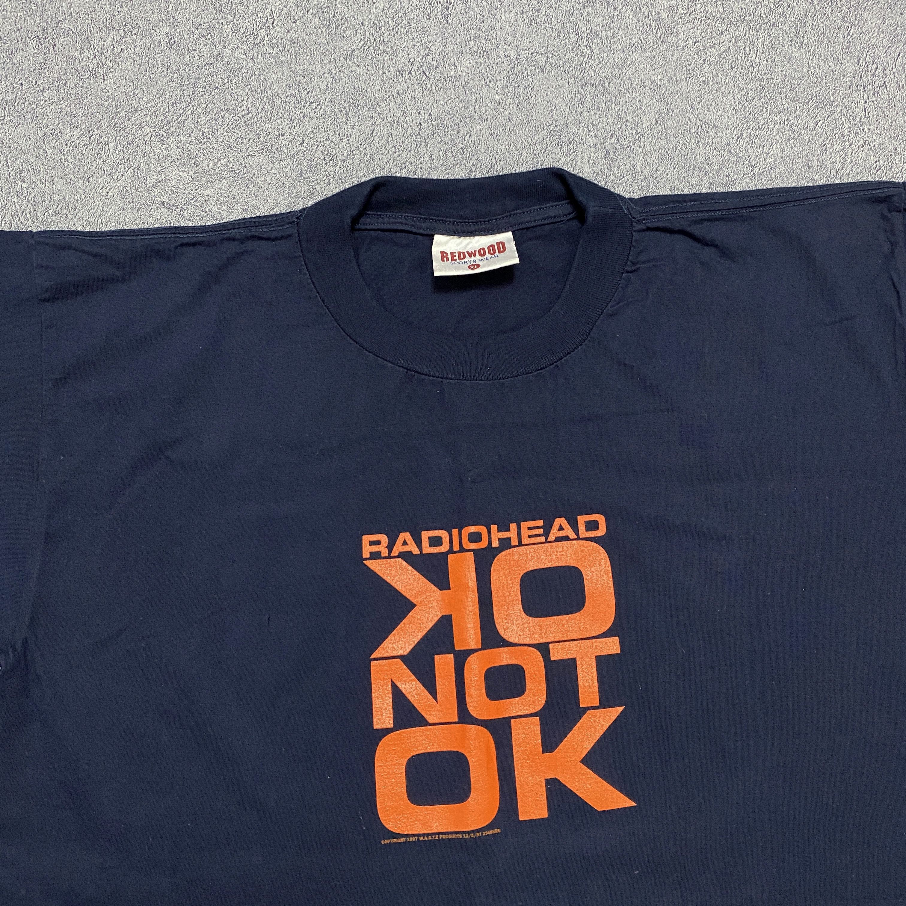 Band Tees Vintage Radiohead OK Computer T Shirt Size US XL / EU 56 / 4 - 5 Thumbnail