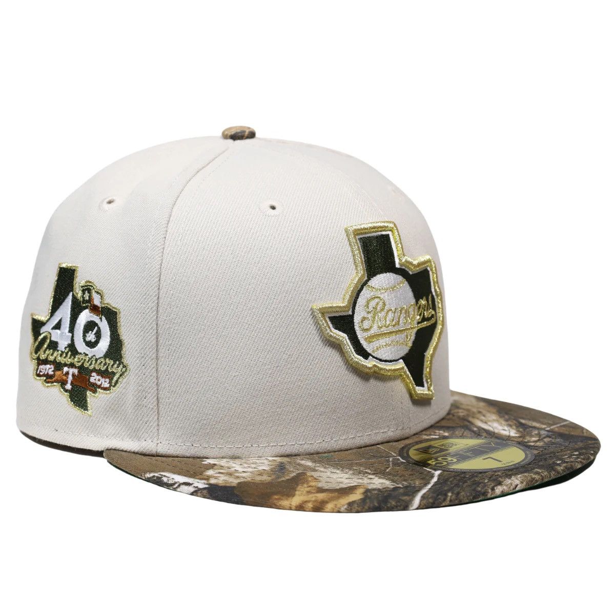 Texas Rangers “Camo Pack” popular Real Tree Jdtheghost_1 fitted hat 7 5/8