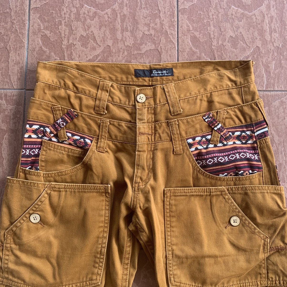 Japanese Brand × Vintage STEALS💥VINTAGE DOMINATE DOUBLE WAIST NAVAJO TROUSERS PANTS Size US 31 - 6 Thumbnail