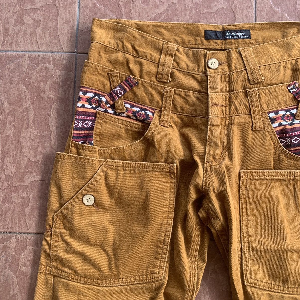 Japanese Brand × Vintage STEALS💥VINTAGE DOMINATE DOUBLE WAIST NAVAJO TROUSERS PANTS Size US 31 - 3 Thumbnail