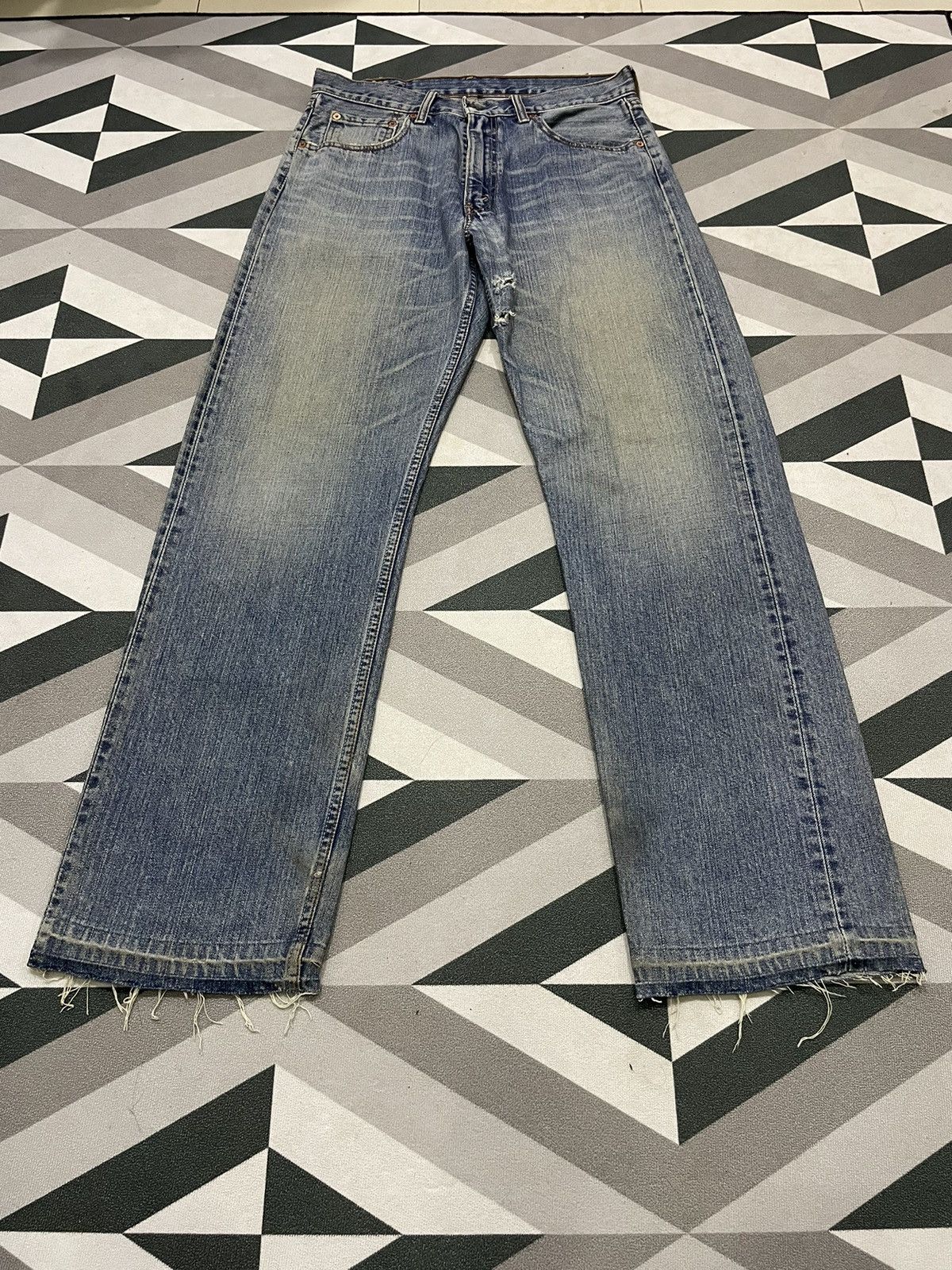 Levi's × Vintage Vintage Levi’s Released Hem Denim Size US 32 / EU 48 - 3 Thumbnail
