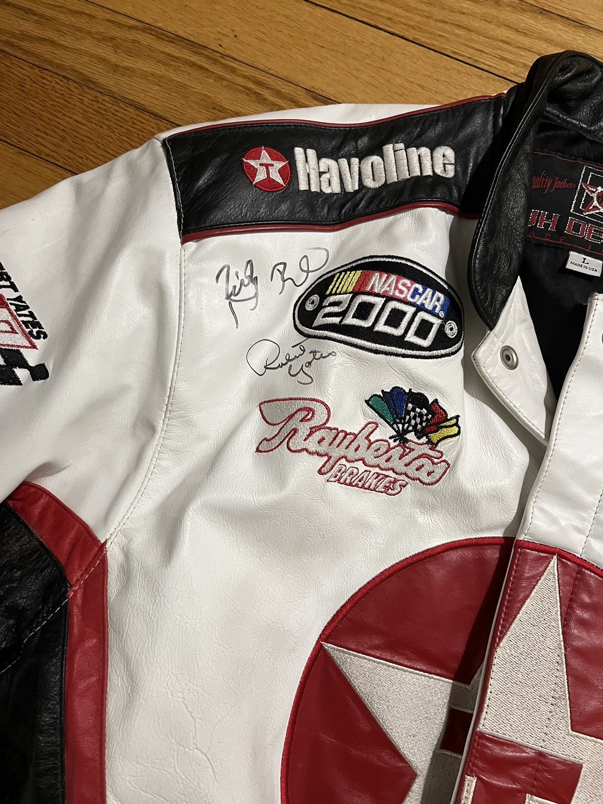 Jeff Hamilton Vintage Jeff Hamilton Leather racing jacket signed Size US XL / EU 56 / 4 - 5 Thumbnail
