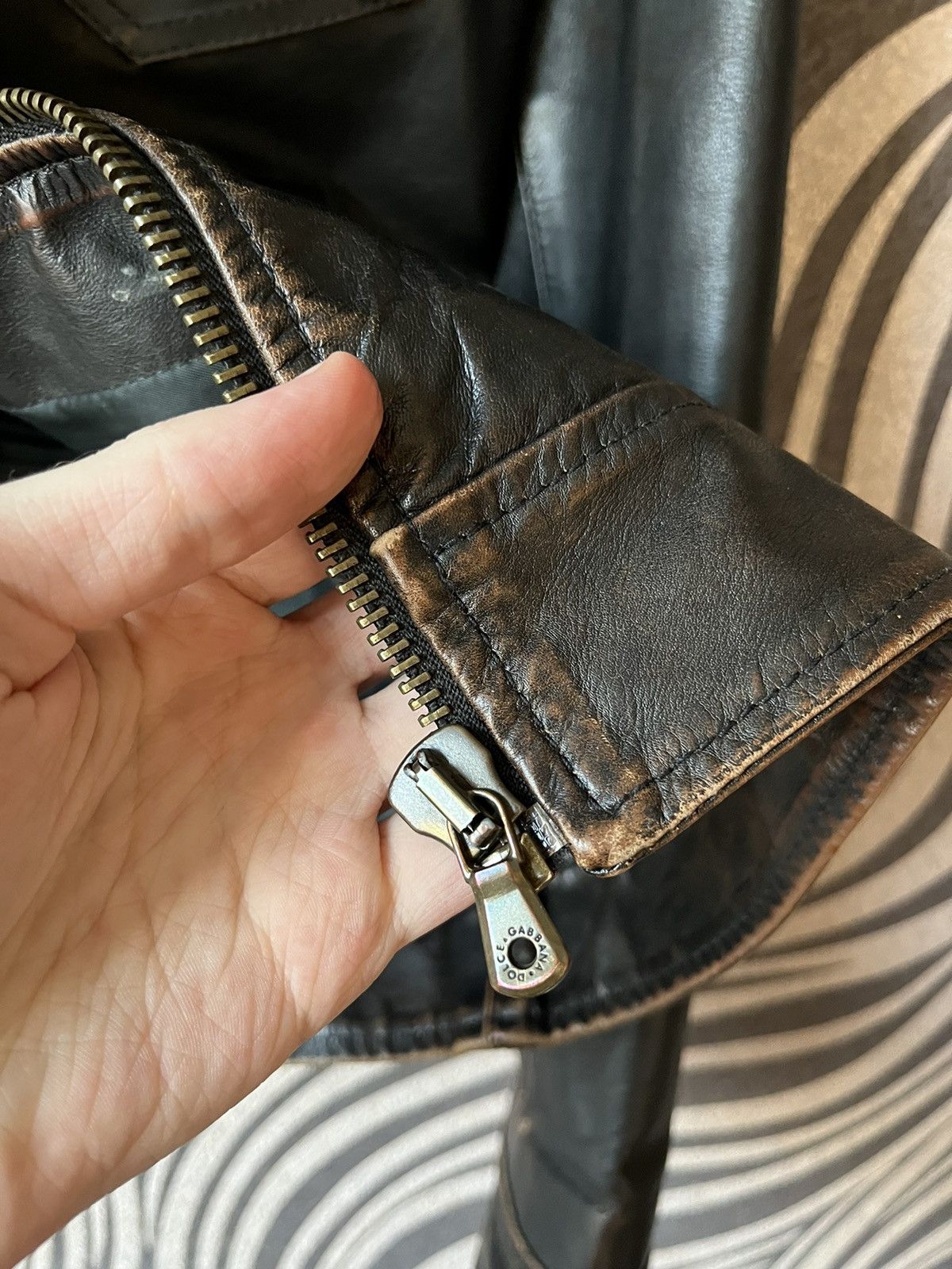Dolce & Gabbana × Vintage Dolce & Gabbana Kangaroo Leather Jacket Size US M / EU 48-50 / 2 - 13 Thumbnail