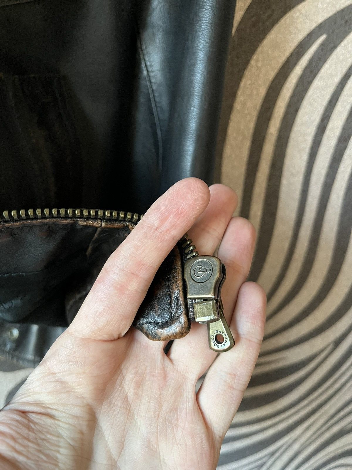Dolce & Gabbana × Vintage Dolce & Gabbana Kangaroo Leather Jacket Size US M / EU 48-50 / 2 - 12 Thumbnail