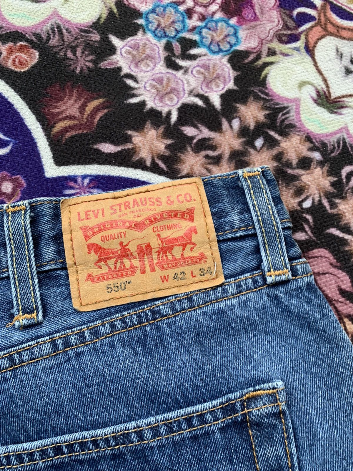 Levi's Vintage Clothing Levis 550 Denim Size US 42 / EU 58 - 15 Thumbnail