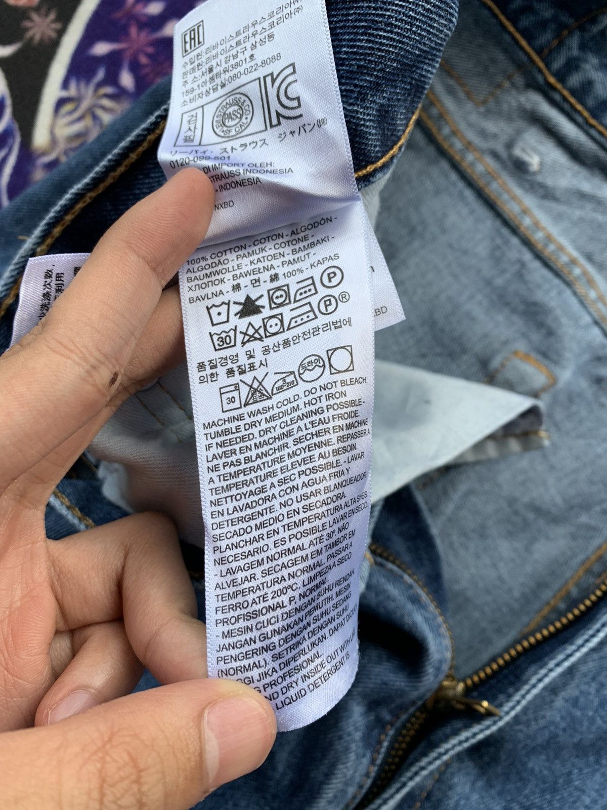 Levi's Vintage Clothing Levis 550 Denim Size US 42 / EU 58 - 8 Thumbnail