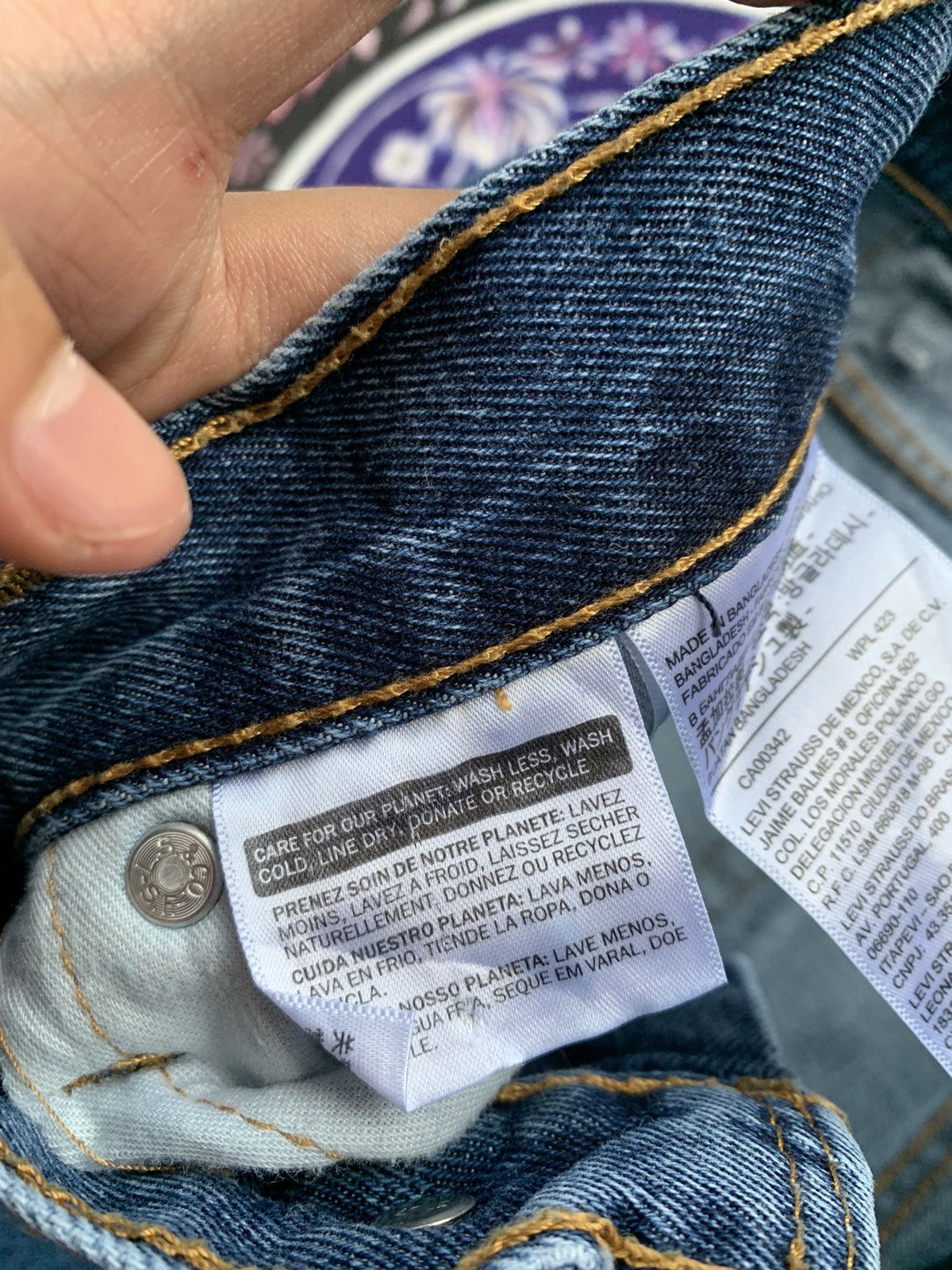 Levi's Vintage Clothing Levis 550 Denim Size US 42 / EU 58 - 6 Thumbnail