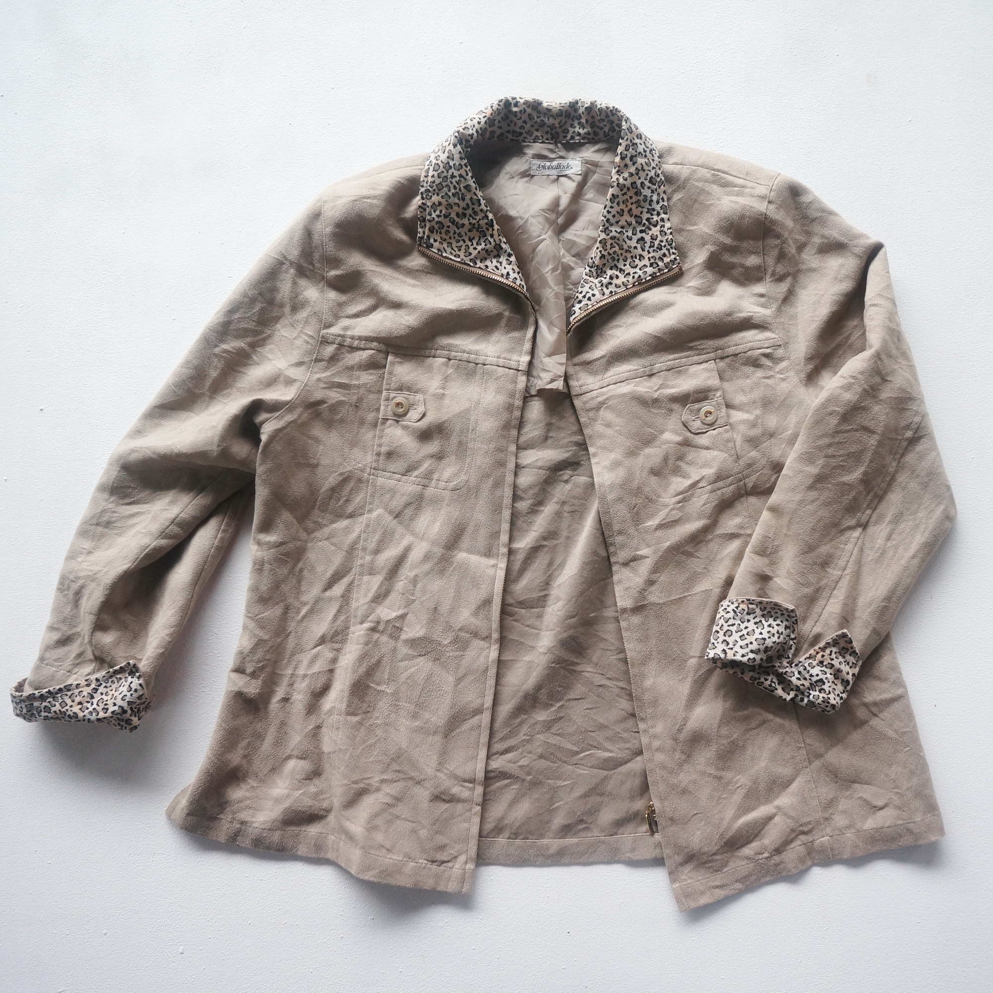 Japanese Brand GLOBALLADE Leopard Design Women's Jacket Size US M / EU 48-50 / 2 - 2 Thumbnail