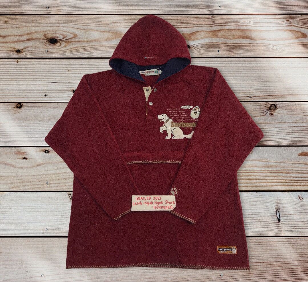 Japanese Brand ❌Last Drop❌ Santaworld Sweatshirt Hoodies fleece Size US L / EU 52-54 / 3 - 1 Thumbnail