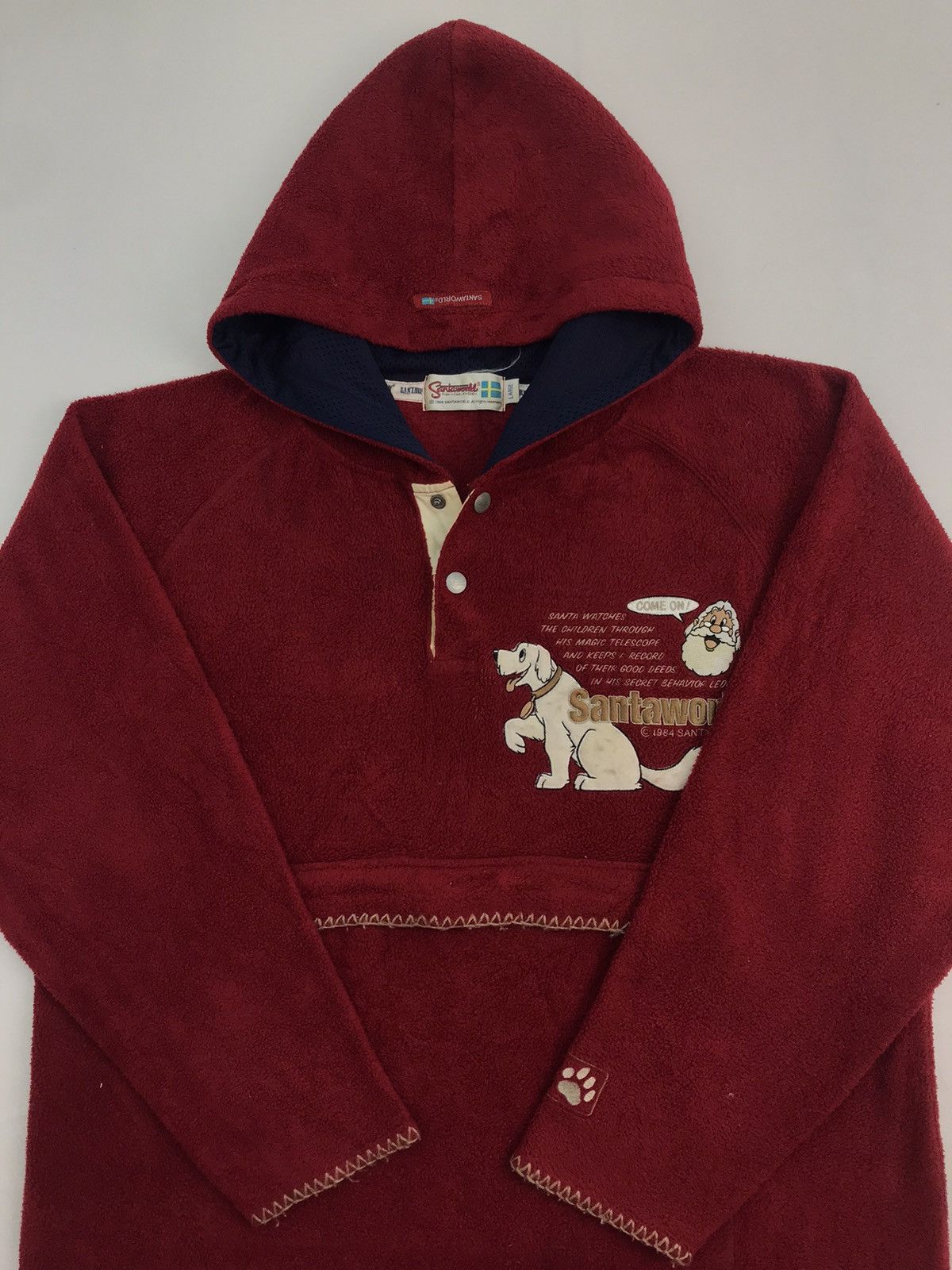 Japanese Brand ❌Last Drop❌ Santaworld Sweatshirt Hoodies fleece Size US L / EU 52-54 / 3 - 3 Thumbnail