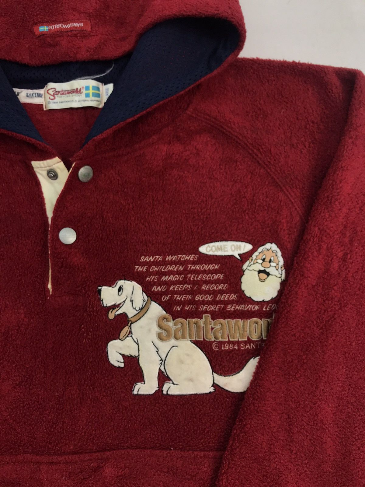 Japanese Brand ❌Last Drop❌ Santaworld Sweatshirt Hoodies fleece Size US L / EU 52-54 / 3 - 4 Thumbnail