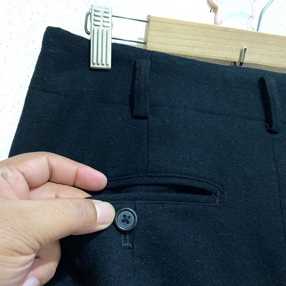 Yohji Yamamoto Vintage Y's For Men Wool Pants Casual Side Line Size US 29 - 8 Thumbnail