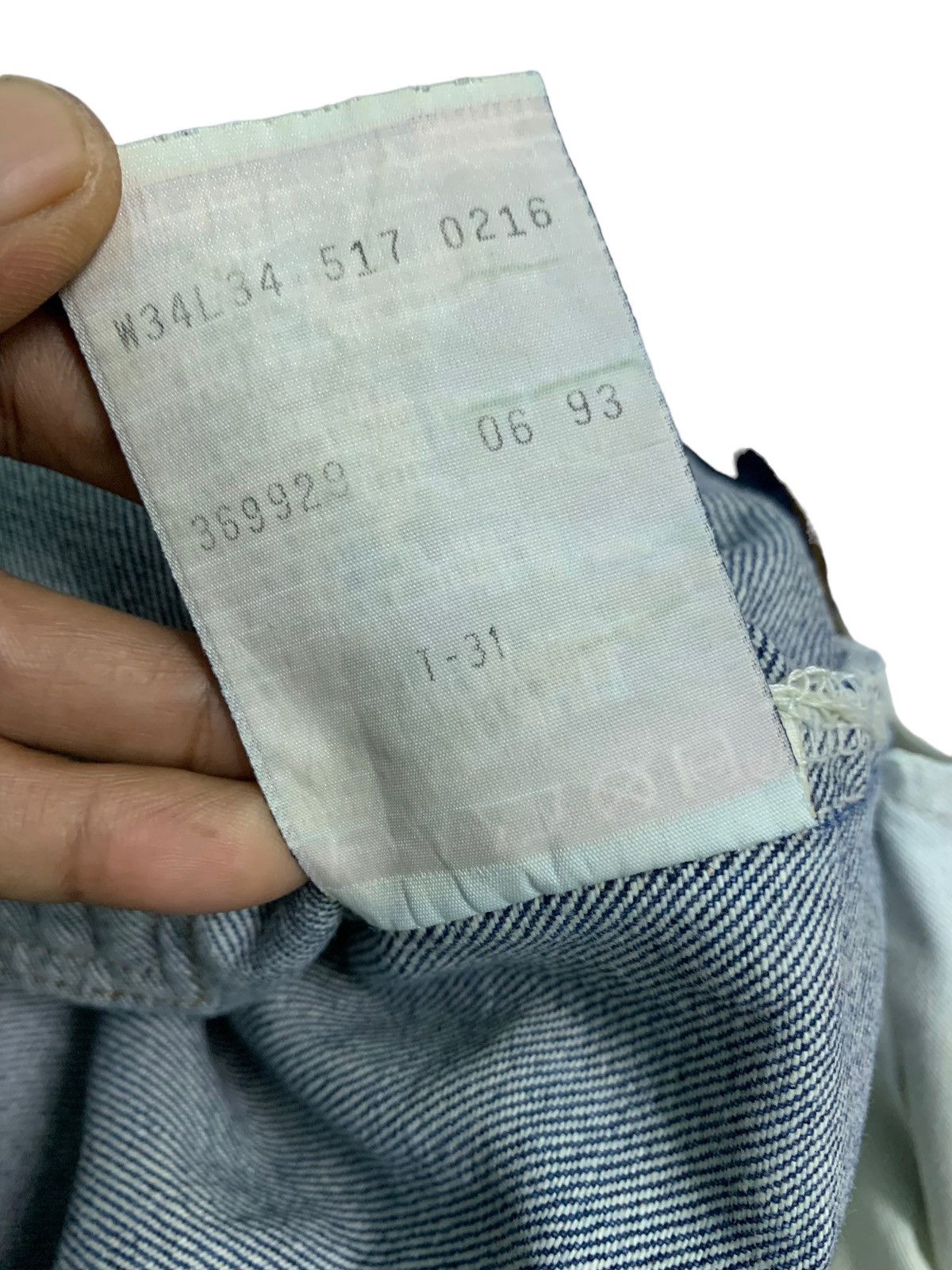 Levi's × Levi's Vintage Clothing × Vintage Vintage Levis 90s 517 Button Fly Jeans Size US 34 / EU 50 - 11 Thumbnail