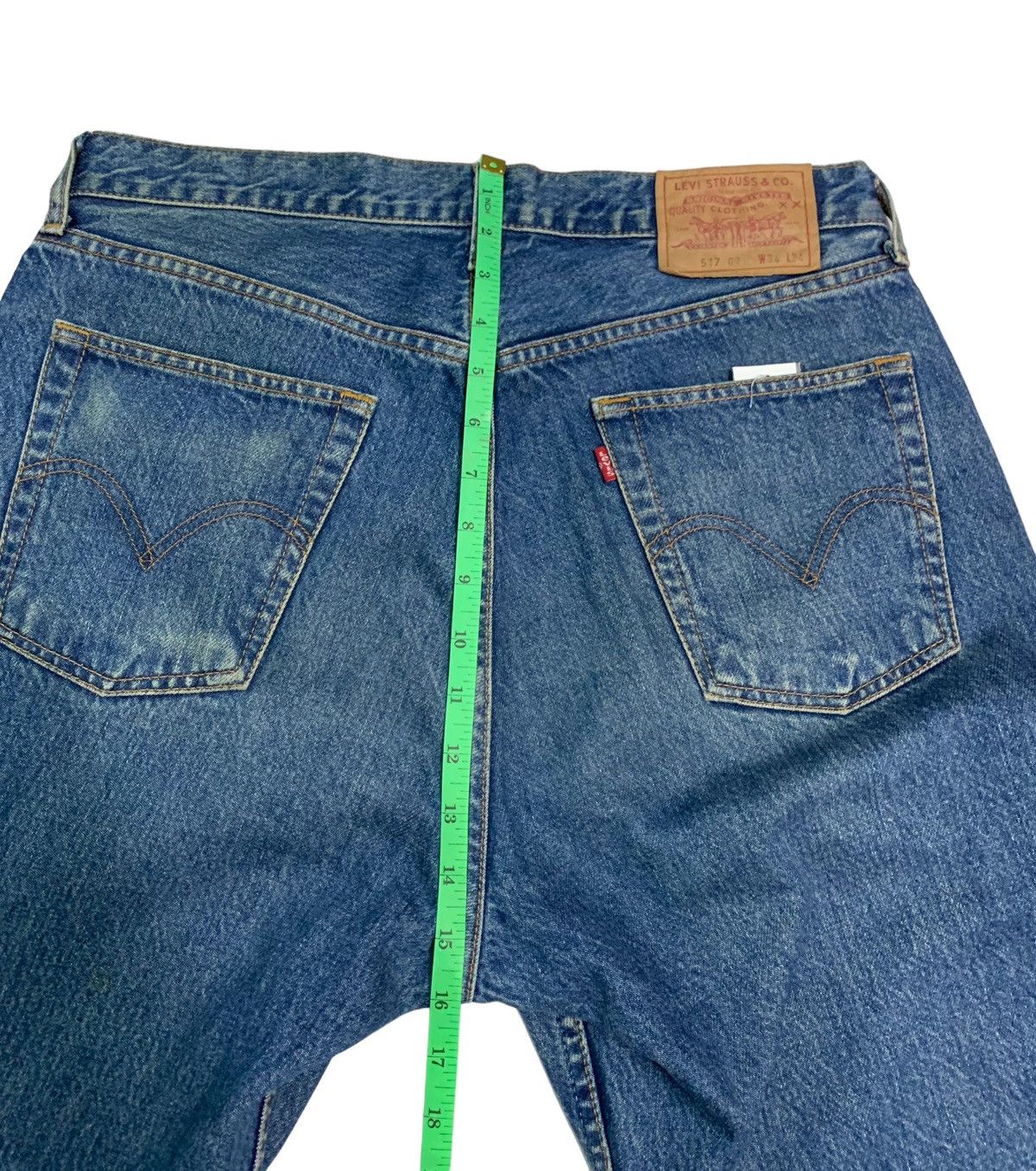 Levi's × Levi's Vintage Clothing × Vintage Vintage Levis 90s 517 Button Fly Jeans Size US 34 / EU 50 - 16 Thumbnail
