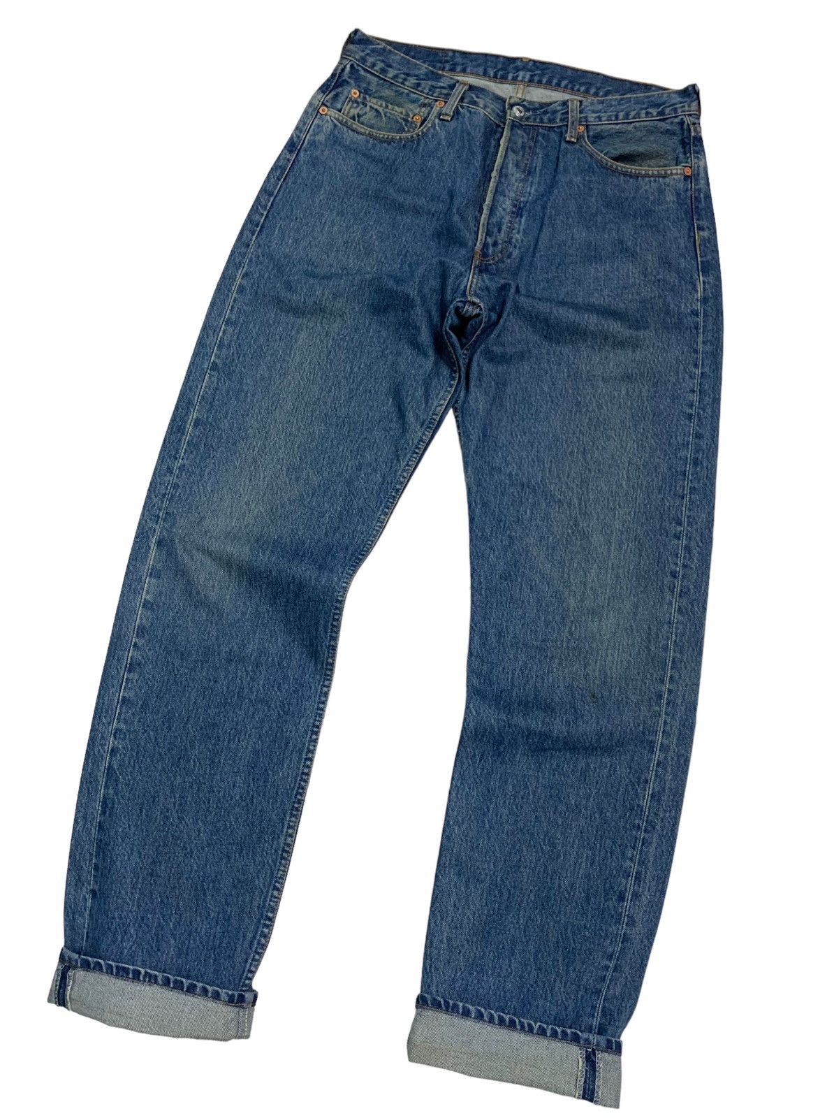 Levi's × Levi's Vintage Clothing × Vintage Vintage Levis 90s 517 Button Fly Jeans Size US 34 / EU 50 - 2 Thumbnail