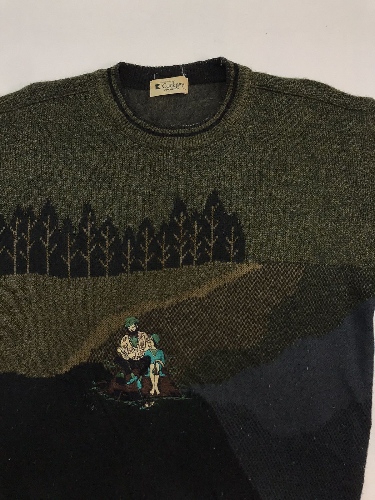 Japanese Brand × Vintage ❌Final Drop❌ Vintage Cockney sweatshirt Size US L / EU 52-54 / 3 - 3 Thumbnail