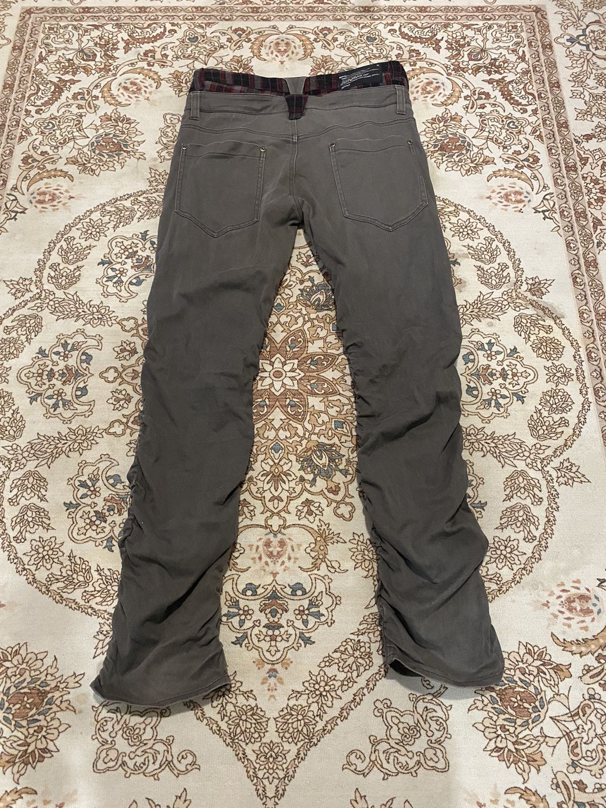 Japanese Brand Vintage Punk Style Double Waist Stretchable Pants Size US 33 - 4 Thumbnail