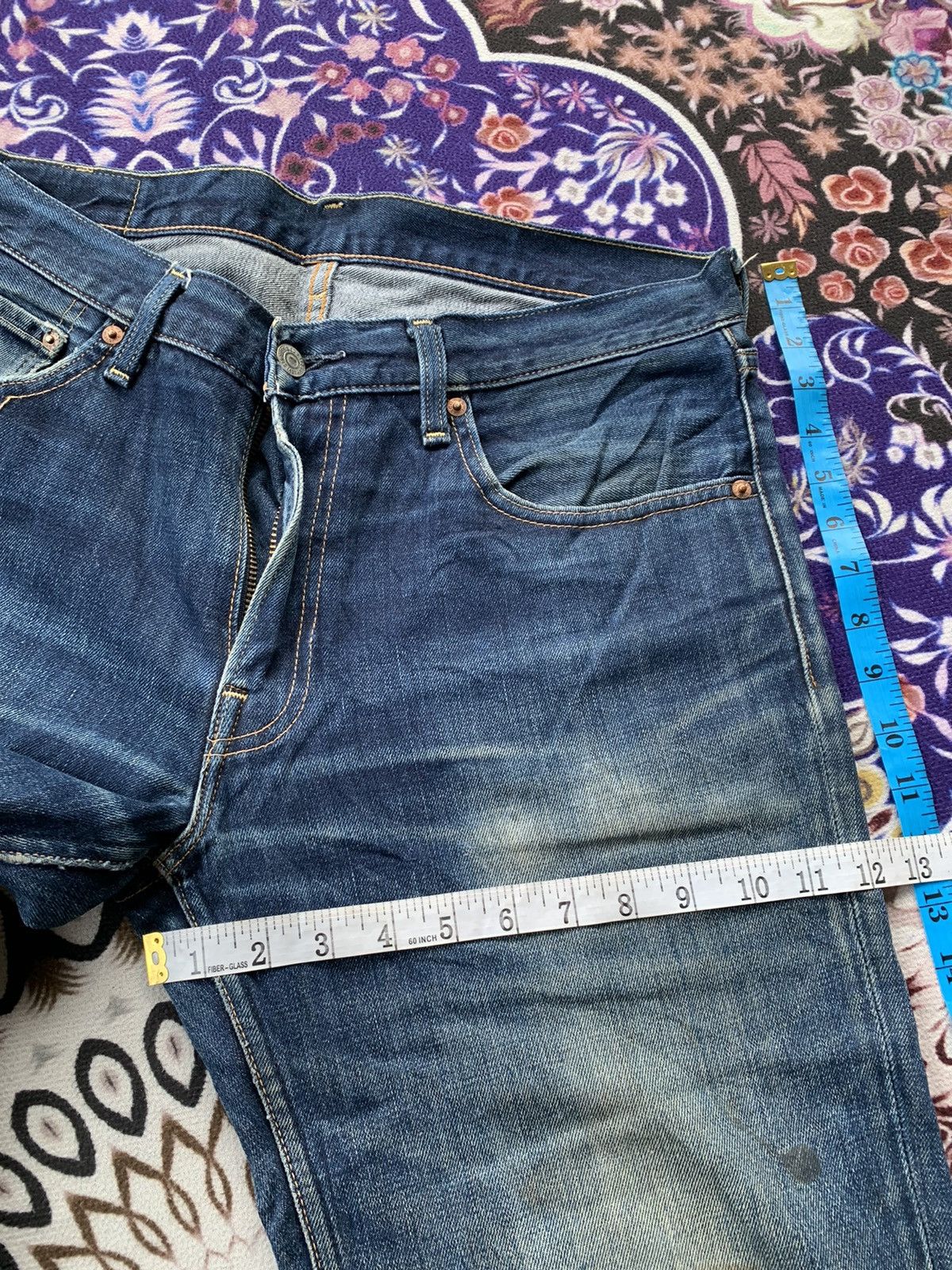 Levi's Vintage Clothing Levis 502 Distressed Denim Size US 36 / EU 52 - 15 Thumbnail