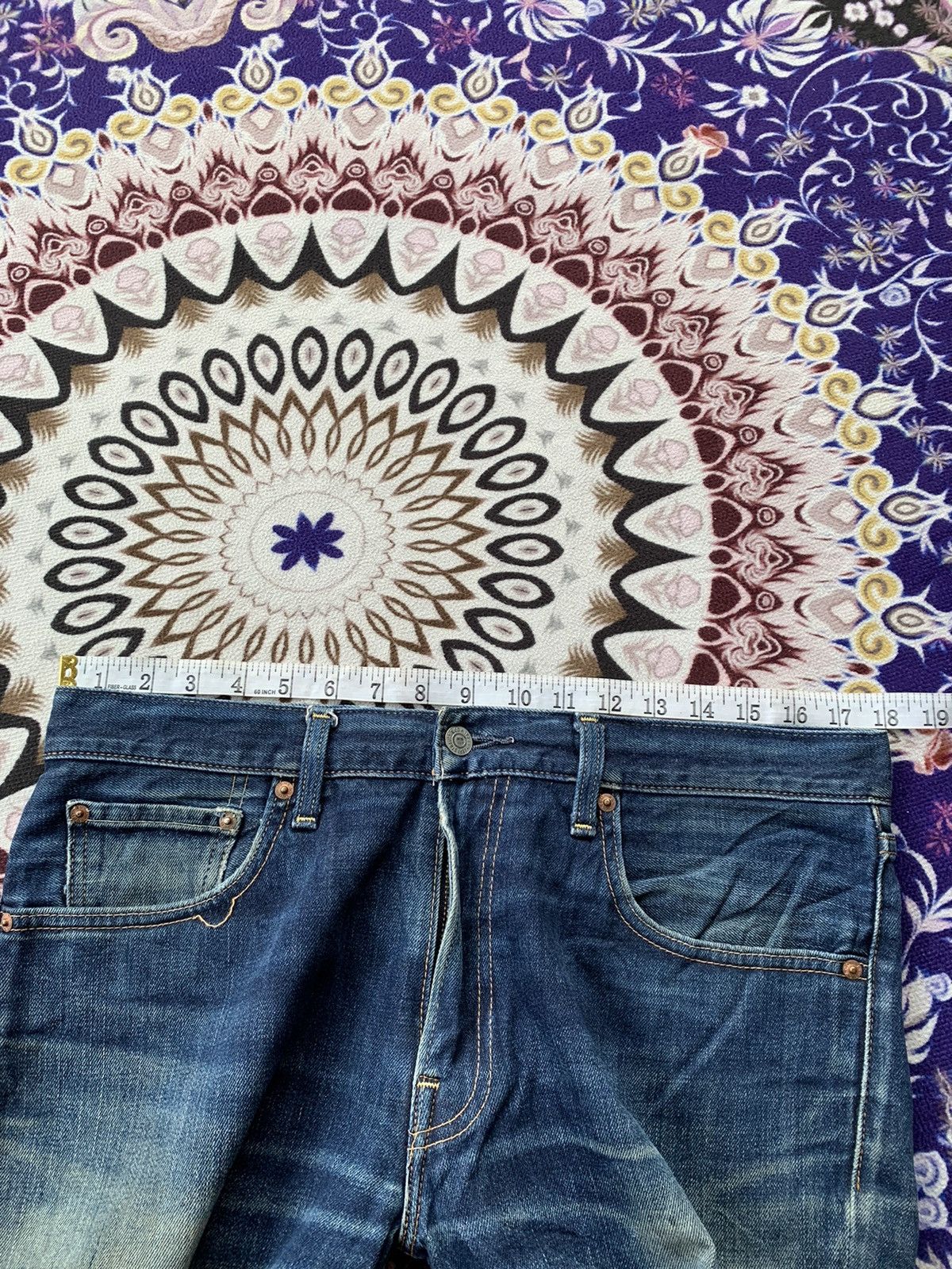 Levi's Vintage Clothing Levis 502 Distressed Denim Size US 36 / EU 52 - 14 Thumbnail