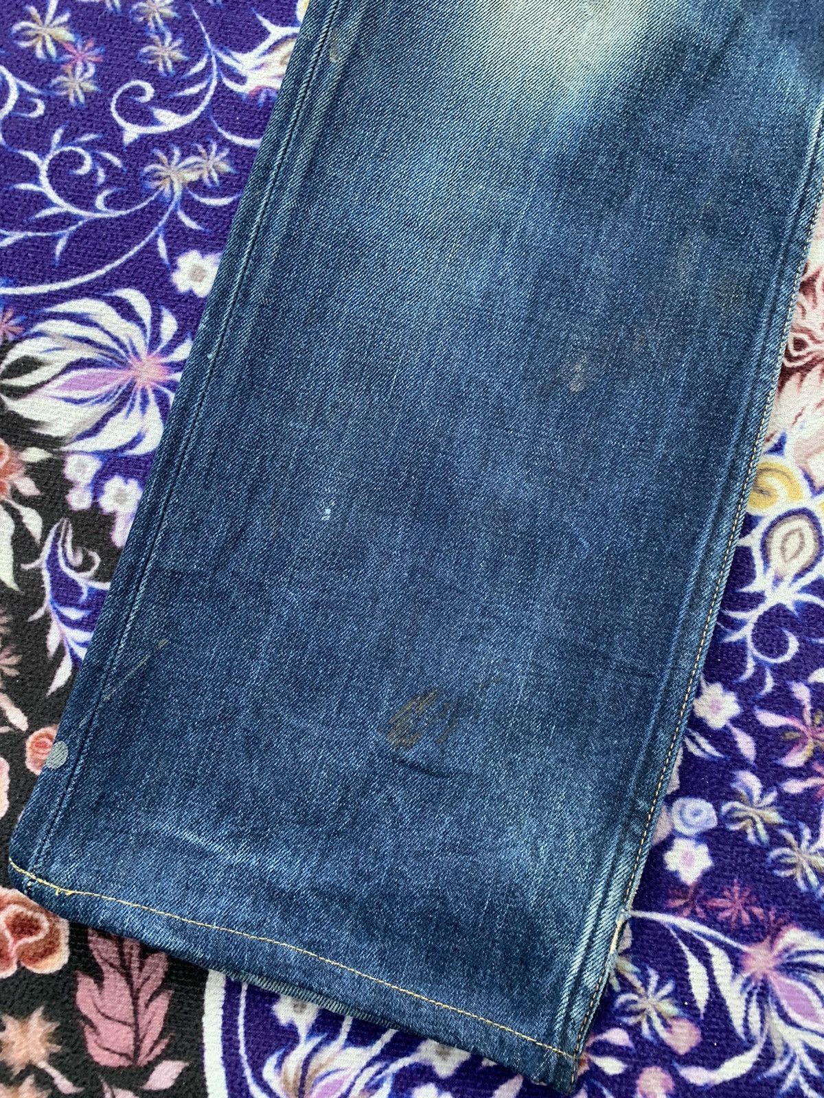 Levi's Vintage Clothing Levis 502 Distressed Denim Size US 36 / EU 52 - 2 Thumbnail