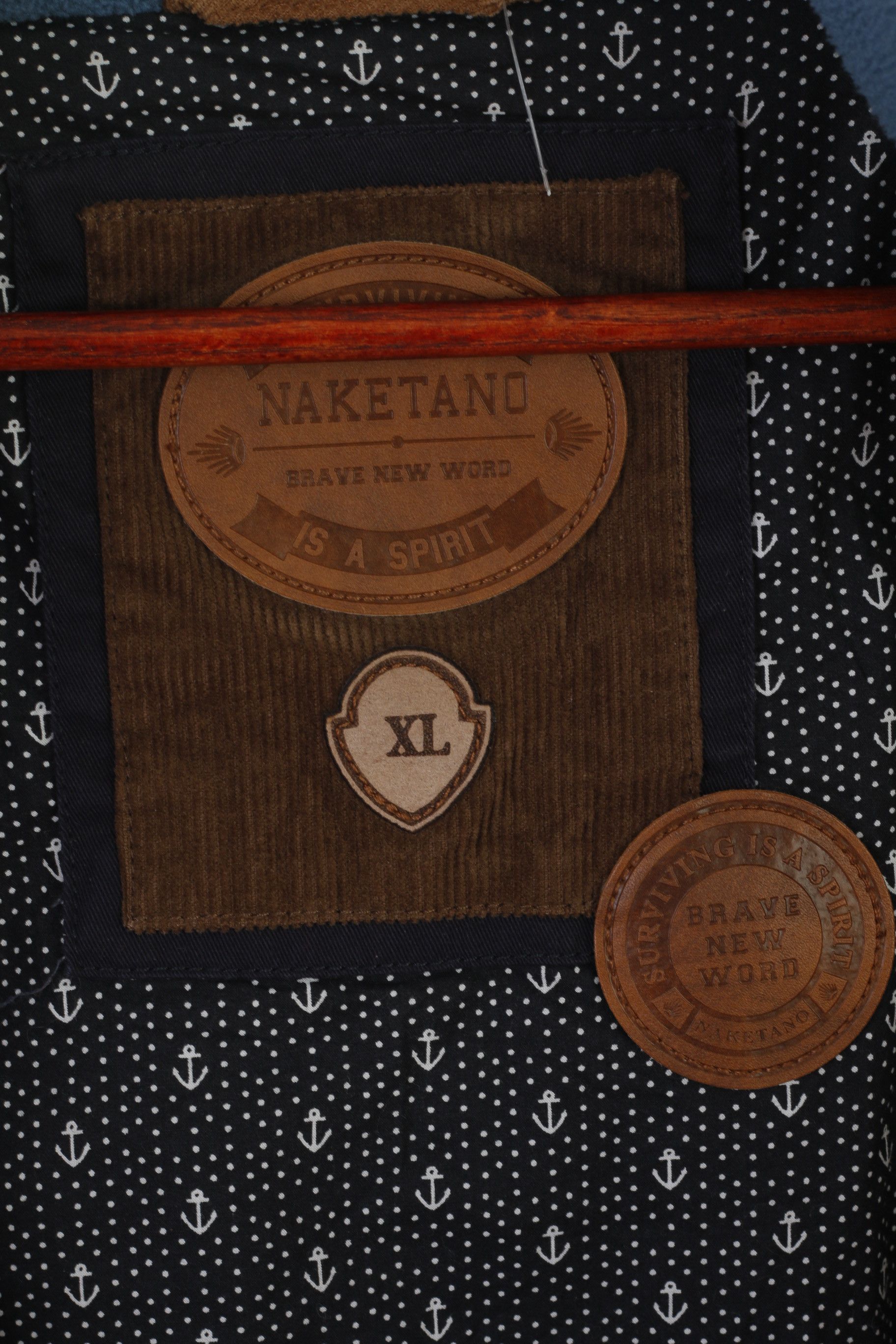 Naketano Naketano Women XL Jacket Blue Faded 6443 Size XL / US 12-14 / IT 48-50 - 6 Thumbnail
