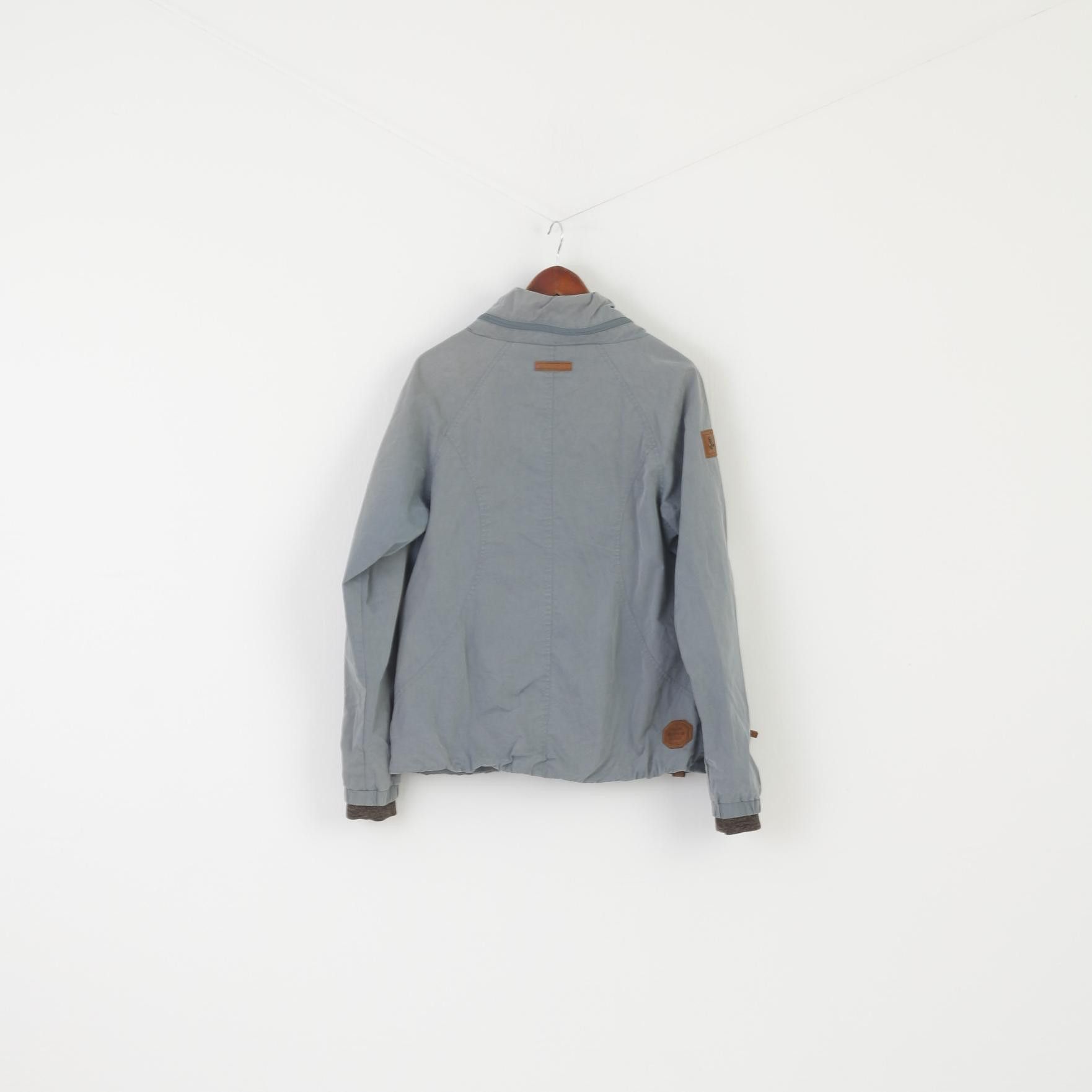 Naketano Naketano Women XL Jacket Blue Faded 6443 Size XL / US 12-14 / IT 48-50 - 8 Thumbnail