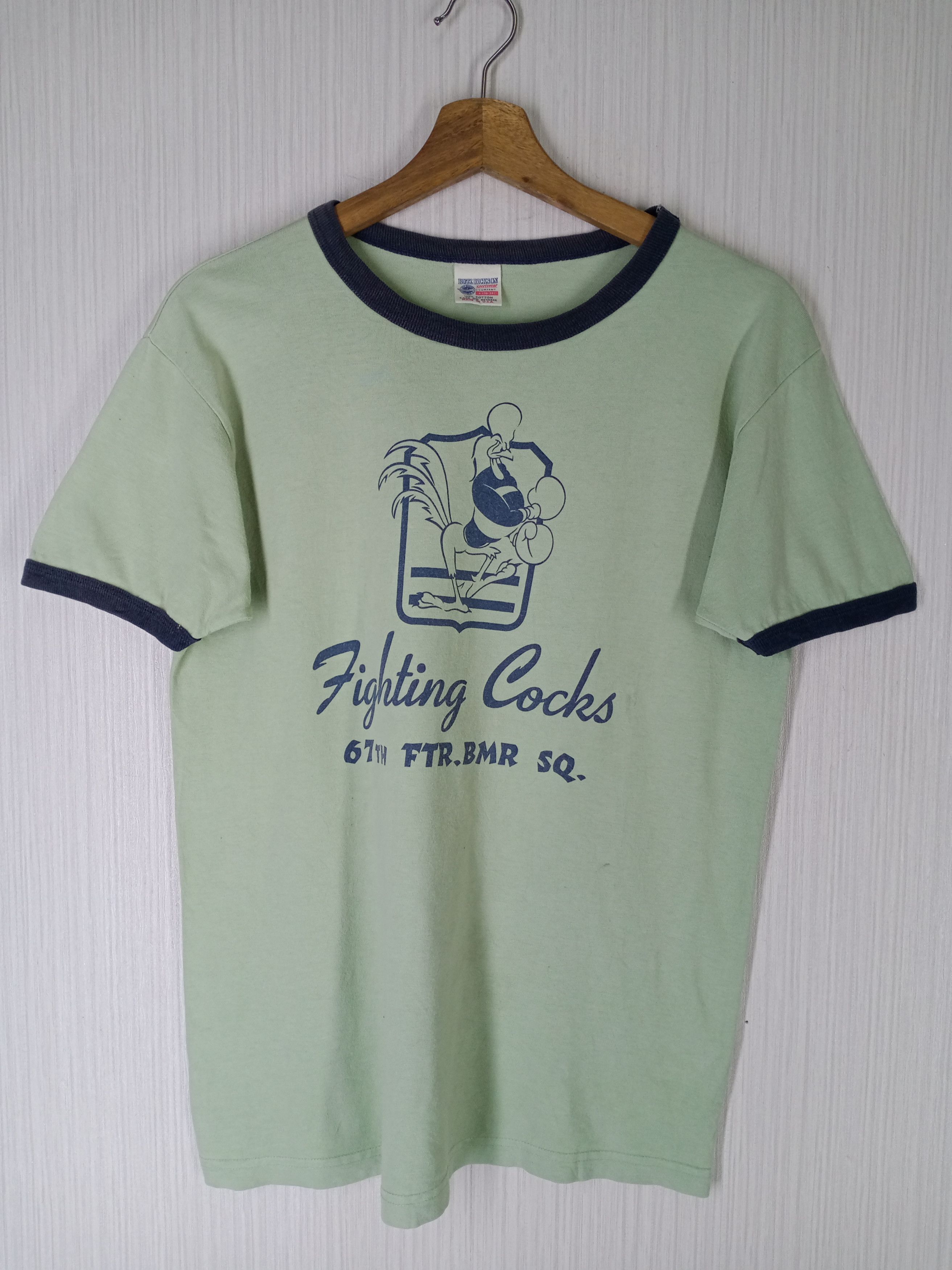 Buzz Rickson's Rare Vintage Buzz Rickson Fighting Cocks Tshirt Size US S / EU 44-46 / 1 - 1 Thumbnail