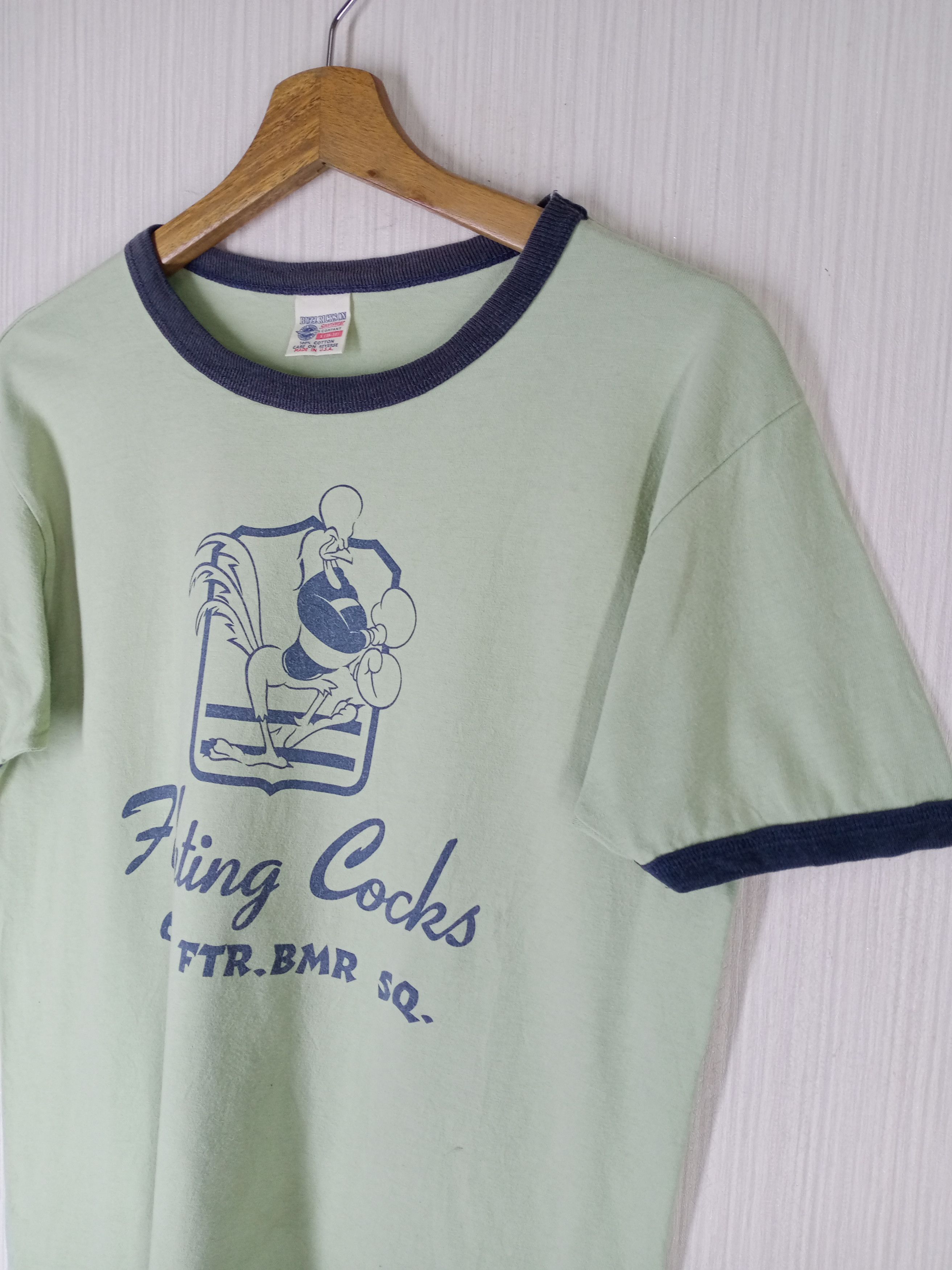 Buzz Rickson's Rare Vintage Buzz Rickson Fighting Cocks Tshirt Size US S / EU 44-46 / 1 - 8 Thumbnail
