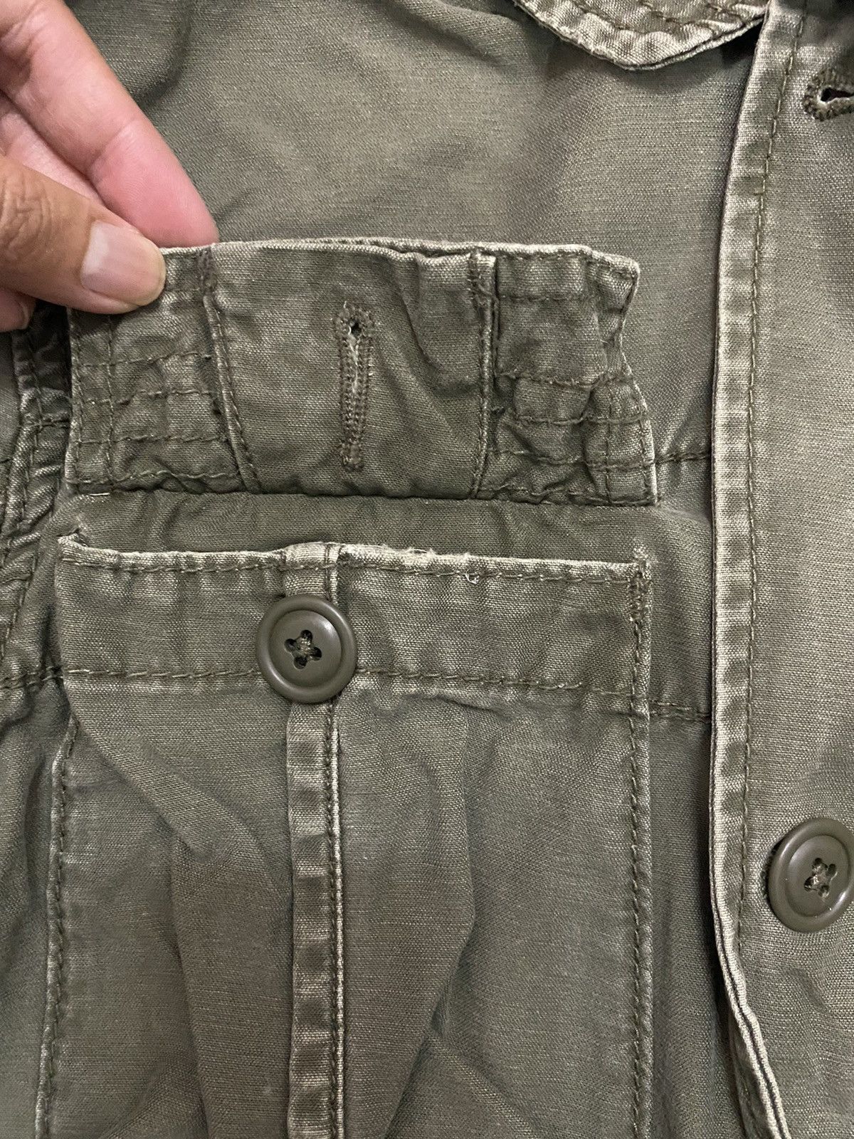 Japanese Brand Military Reissue by Back Number Overshirt Jacket Size US L / EU 52-54 / 3 - 7 Thumbnail