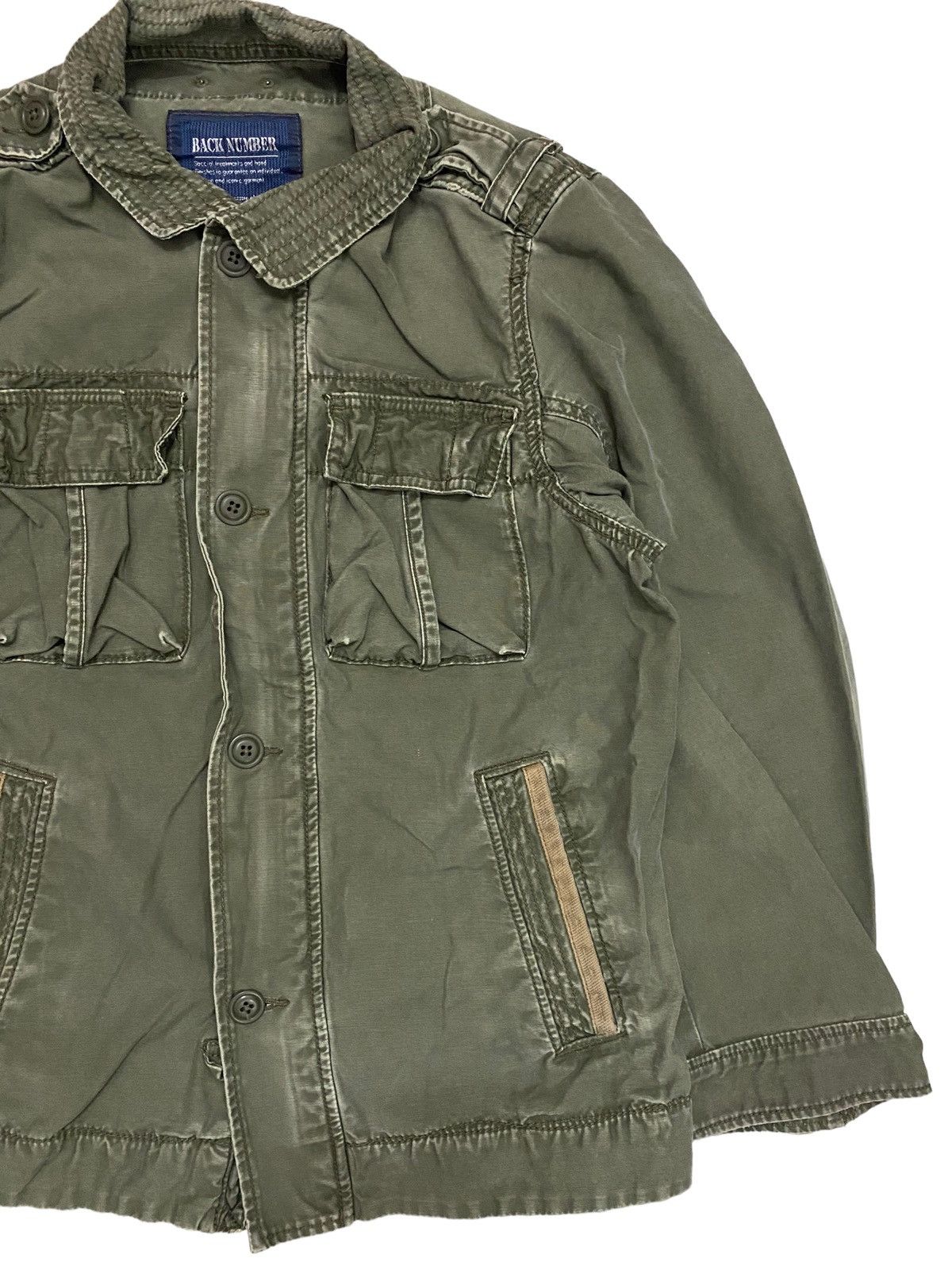 Japanese Brand Military Reissue by Back Number Overshirt Jacket Size US L / EU 52-54 / 3 - 3 Thumbnail