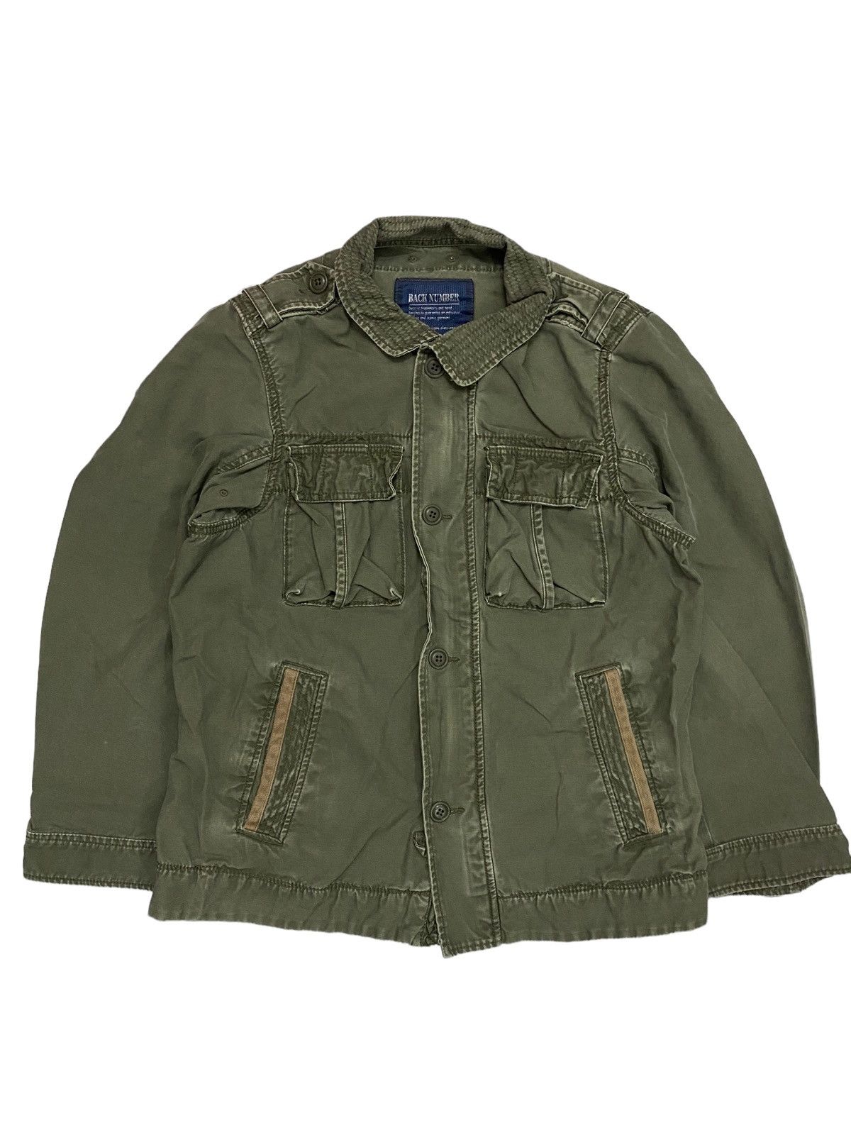 Japanese Brand Military Reissue by Back Number Overshirt Jacket Size US L / EU 52-54 / 3 - 1 Thumbnail