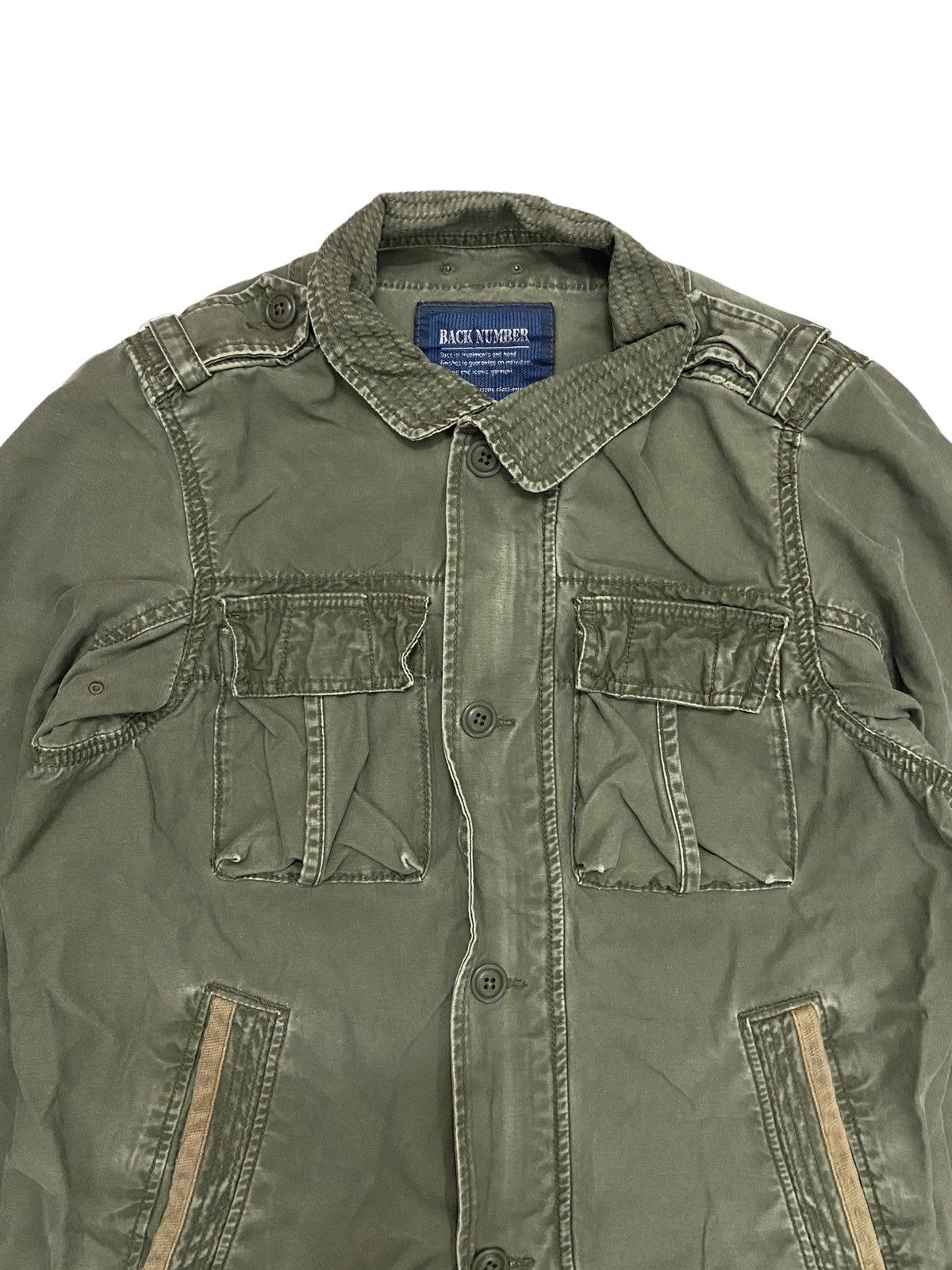 Japanese Brand Military Reissue by Back Number Overshirt Jacket Size US L / EU 52-54 / 3 - 4 Thumbnail